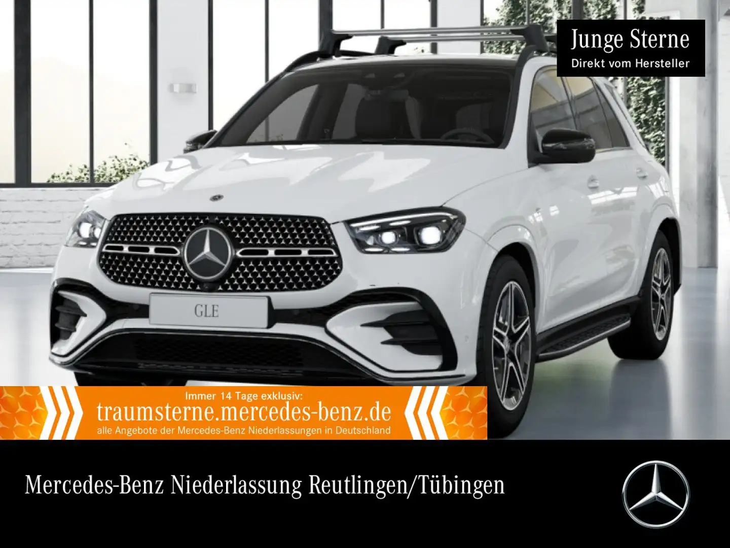 Mercedes-Benz GLE 400 e 4M AMG+NIGHT+PANO+360+AHK+MULTIBEAM+20" Blanc - 1