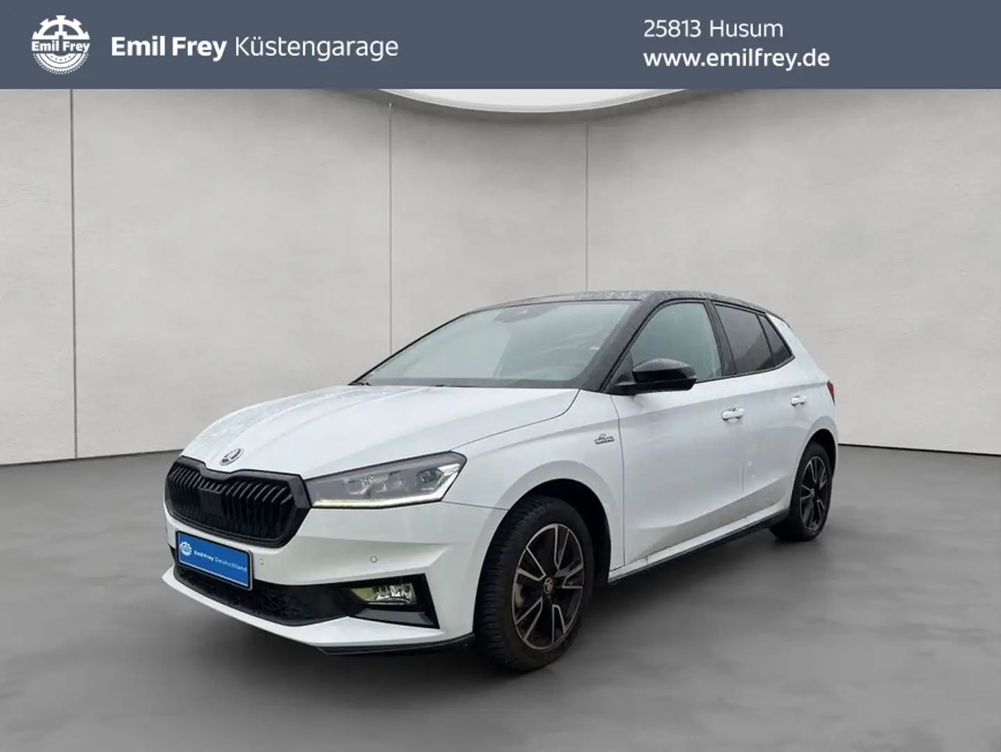 Skoda Fabia Monte Carlo 1.0 TSI DSG Kamera/LED/Navi Weiß - 1