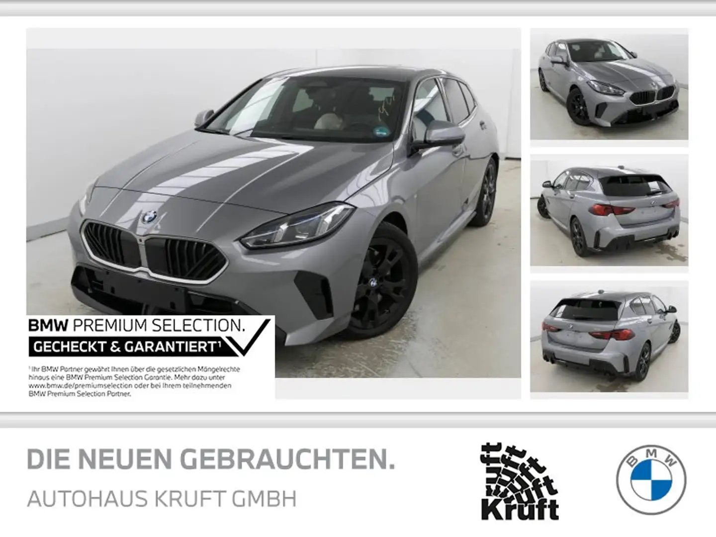 BMW 123 xDrive M SPORT+HUD+KAMERA+ESITZE+HK SOUND Grau - 1