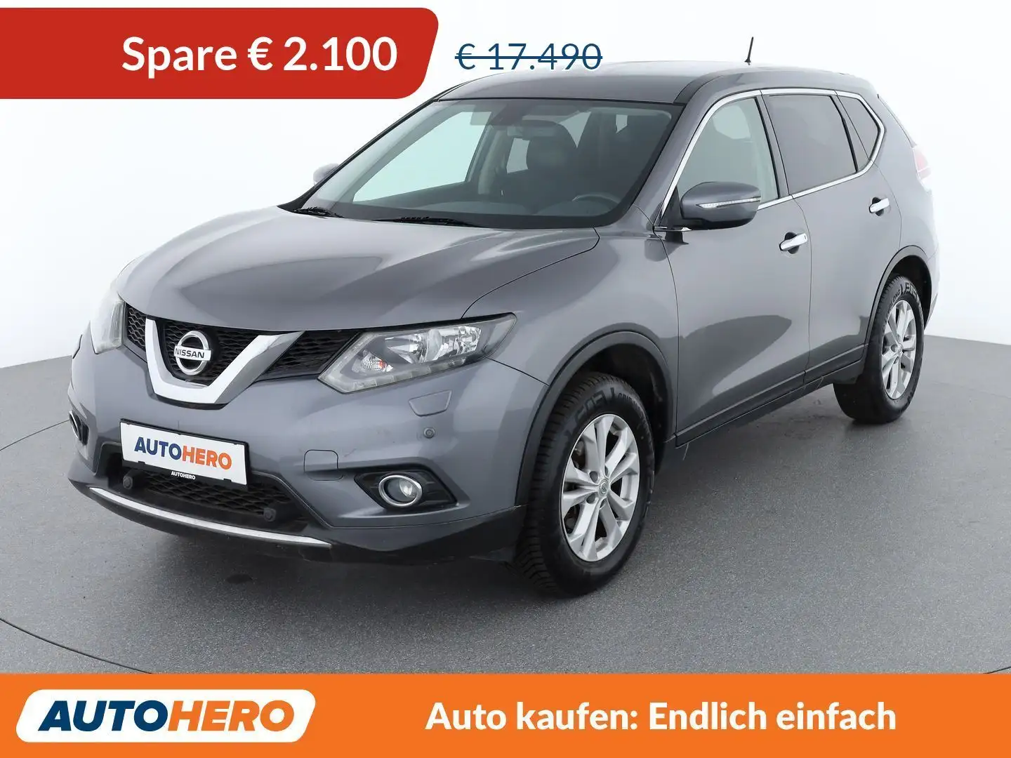 Nissan X-Trail 1.6 dCi Acenta *TEMPO*PDC*BT*2-ZONEN*SHZ* Grau - 1