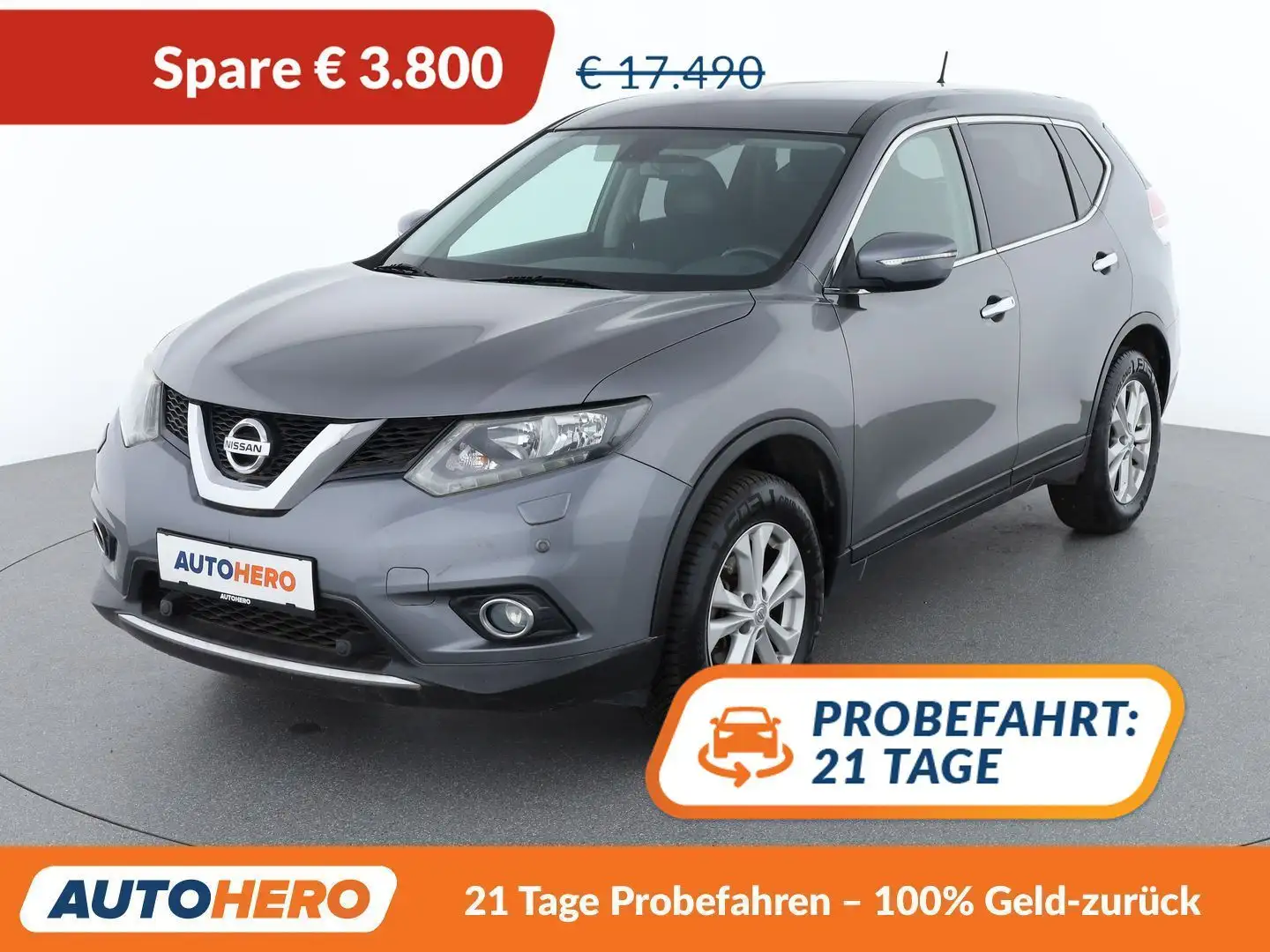 Nissan X-Trail 1.6 dCi Acenta *TEMPO*PDC*BT*2-ZONEN*SHZ* Grau - 1