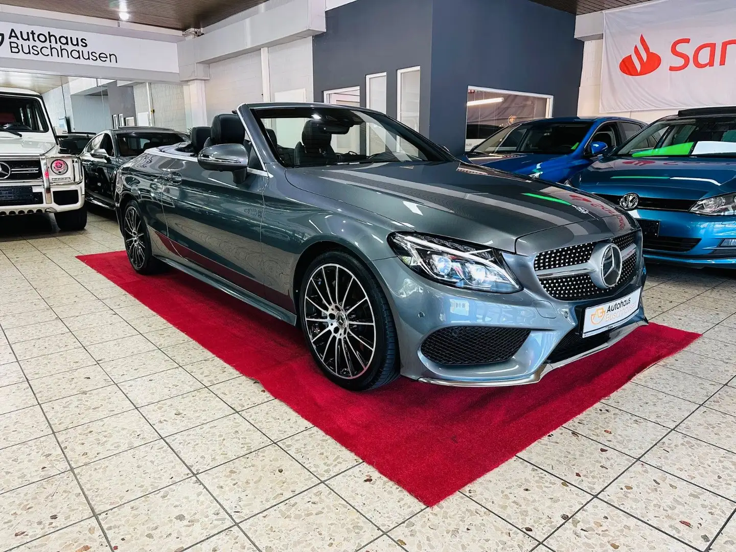 Mercedes-Benz C 250 C250d Cabrio 9G-Aut. AMG-Line*Topaussttung*Topzt Сірий - 1