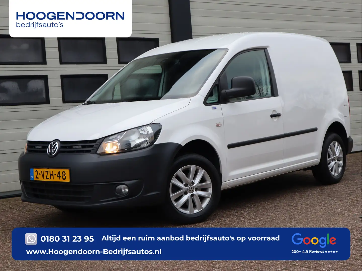 Volkswagen Caddy 1.6 TDI 75pk - Navi - Cruise - Trekhaak Weiß - 1