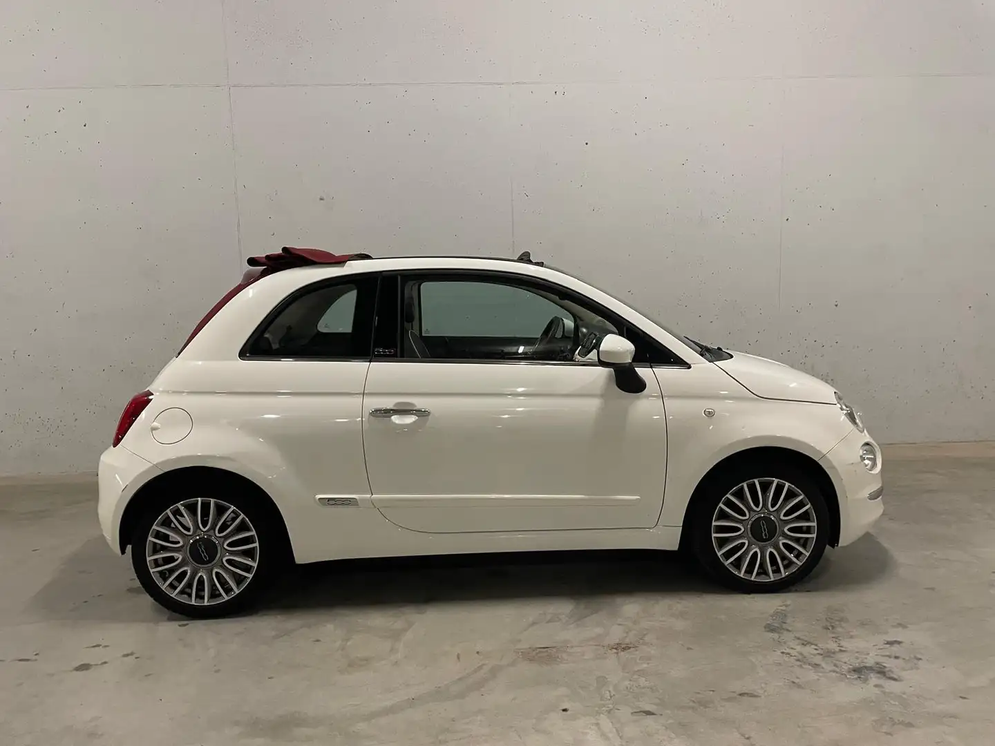 Fiat 500C 0.9 TwinAir Turbo Lounge Navi Clima Wit - 1