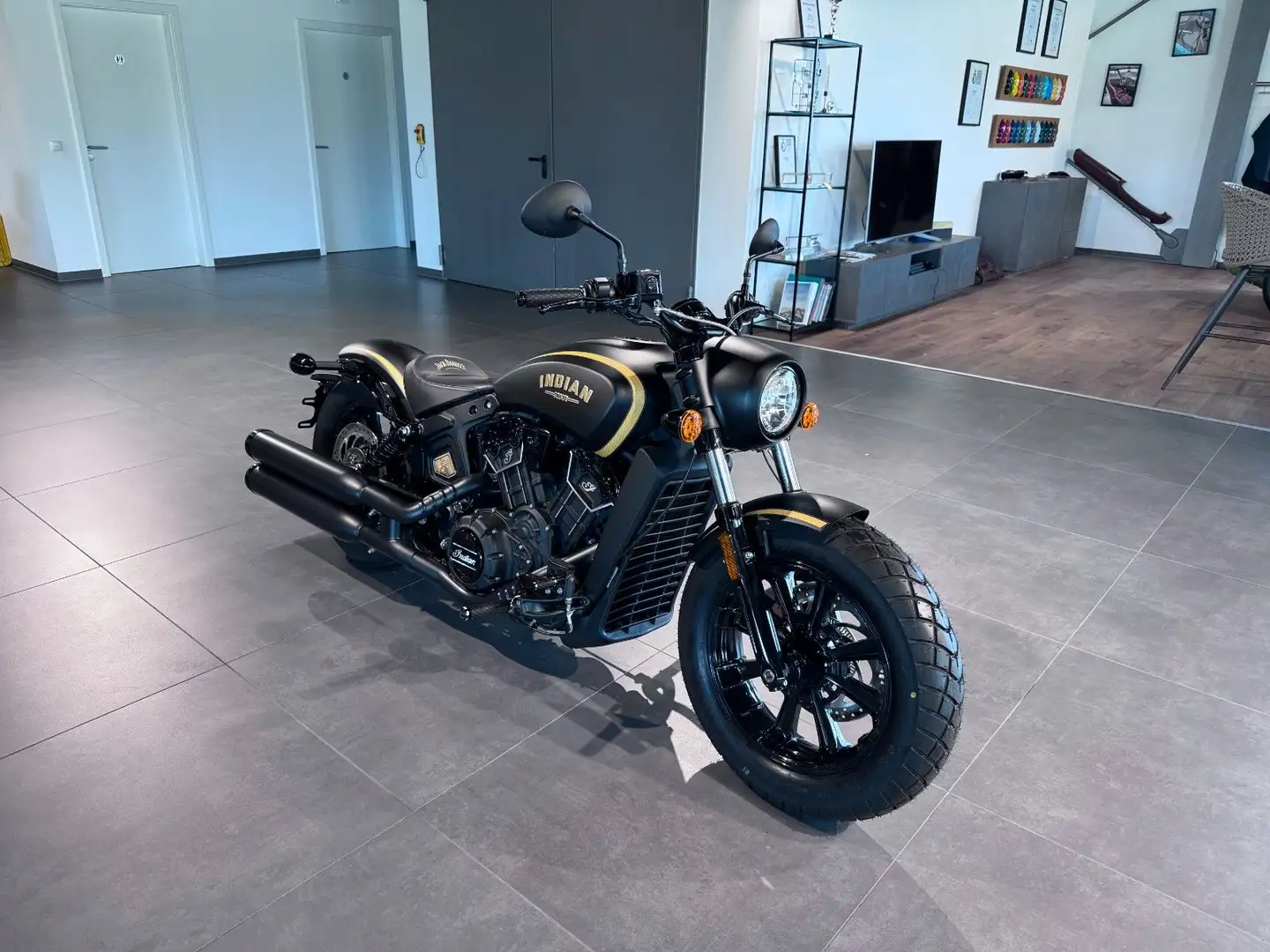 Indian JD LE Scout Bobber Negru - 2