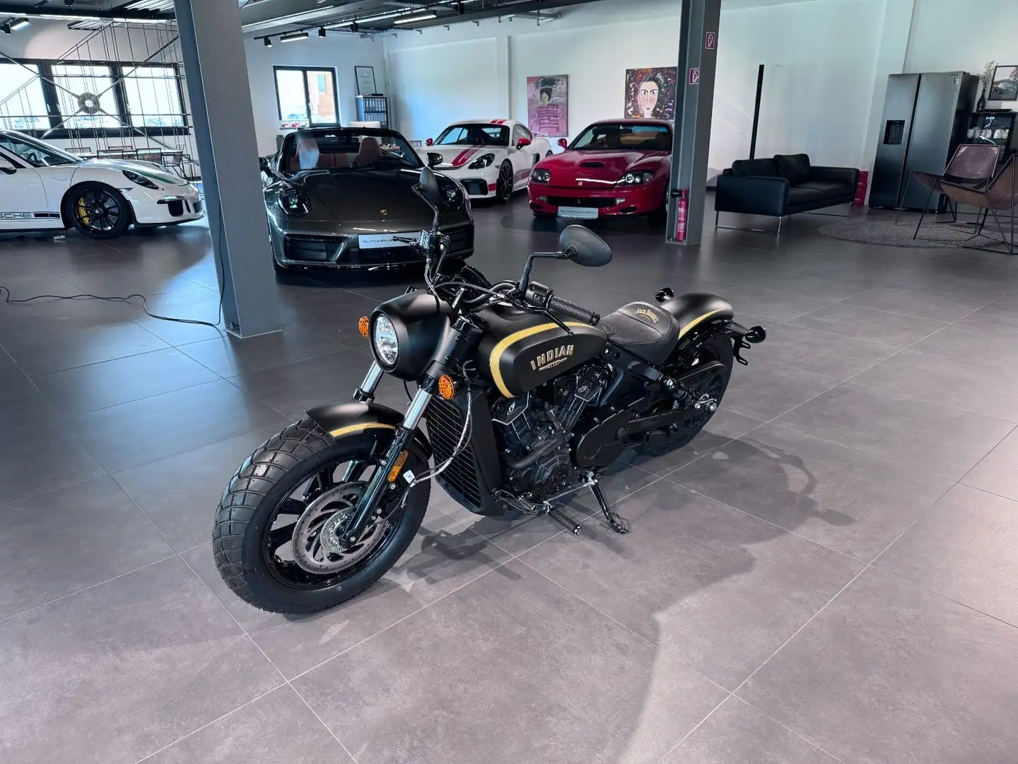 Indian JD LE Scout Bobber Negru - 1