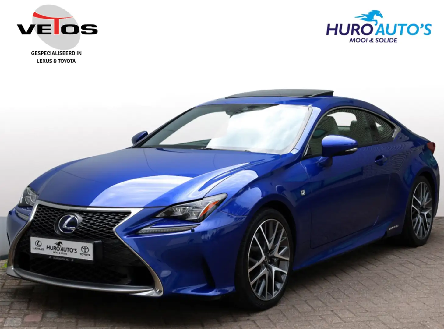 Lexus RC 300h F SPORT Line | Schuifdak | Stoelverwarming/ventila Blauw - 1
