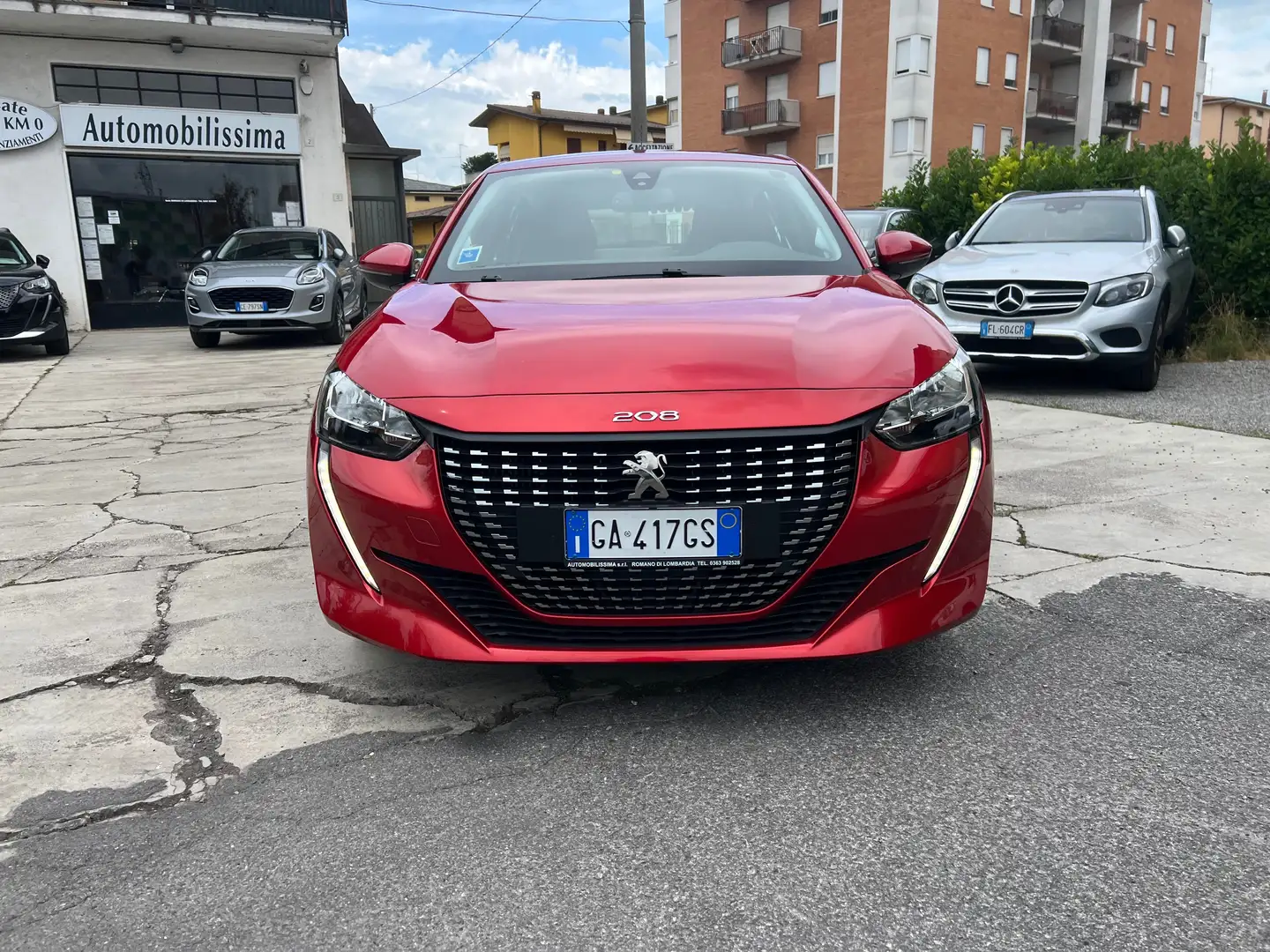 Peugeot 208 208 1.5 bluehdi Active s Rojo - 2
