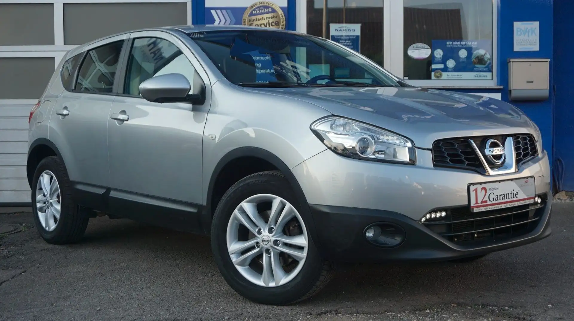 Nissan Qashqai Acenta Standheizung Kamera Klima AHK Silber - 1