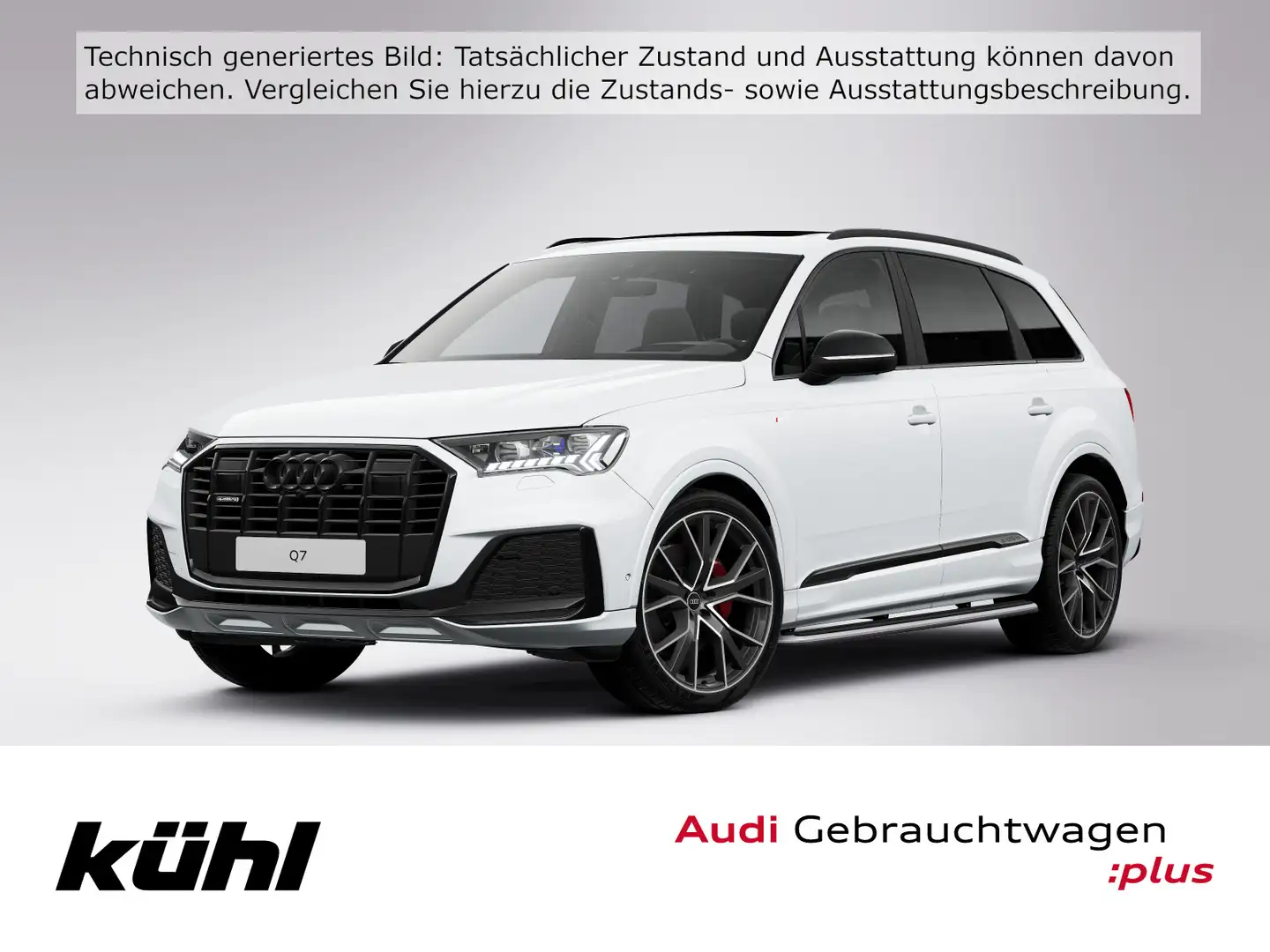 Audi Q7 50 TDI Q Tip. Competition plus LED/Luft/ACC/H Weiß - 1