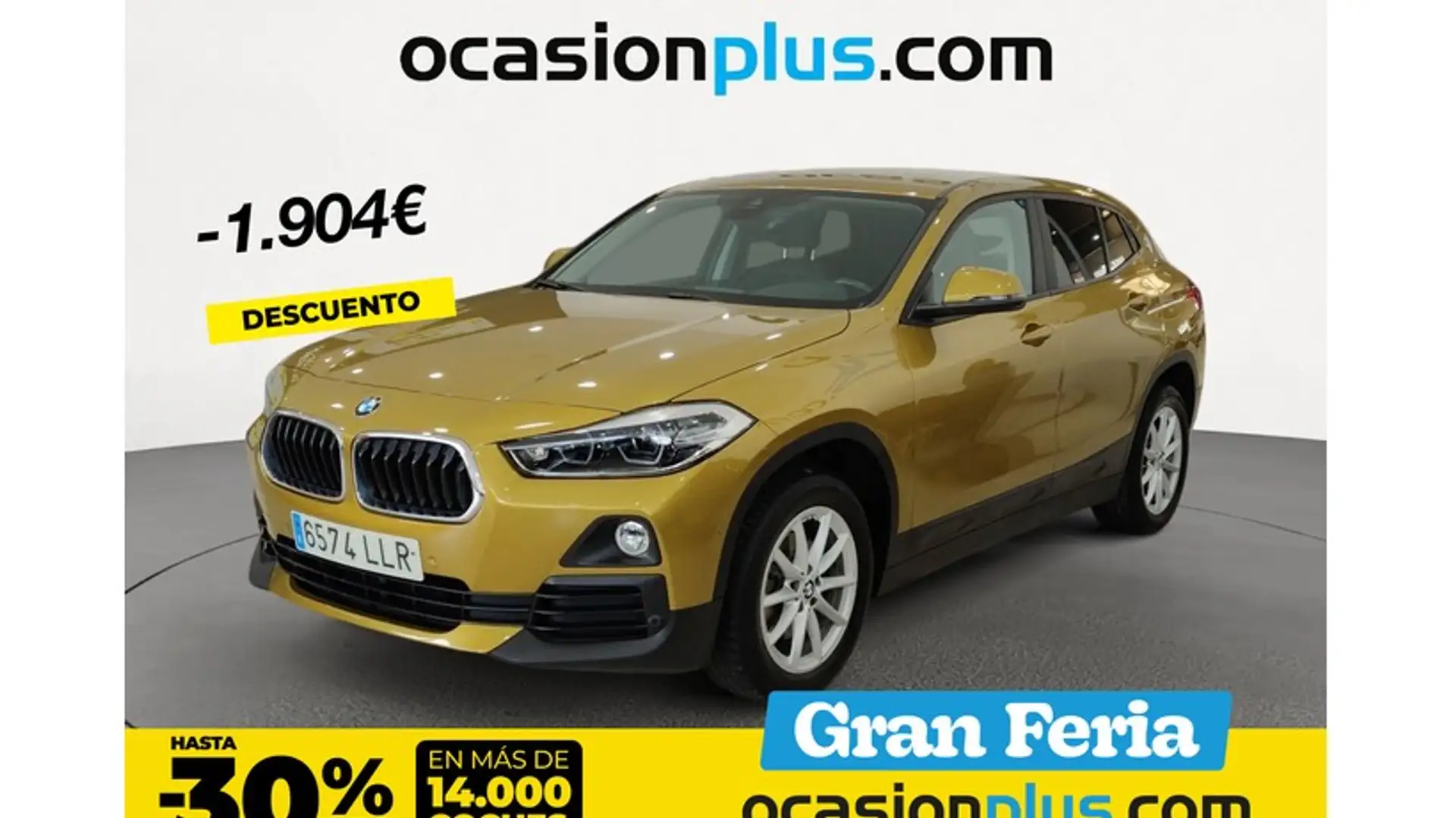 BMW X2 sDrive 18d Jaune - 1