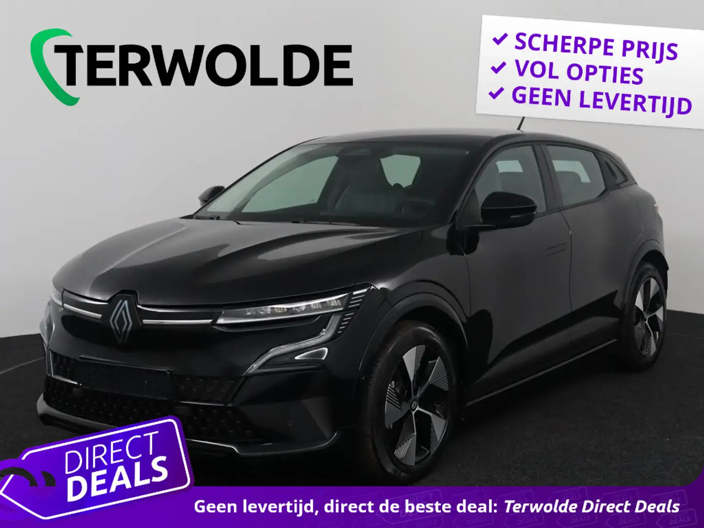 Renault Megane E-Tech equilibre EV60 220pk optimum charge | Parkeercamer Negro - 1