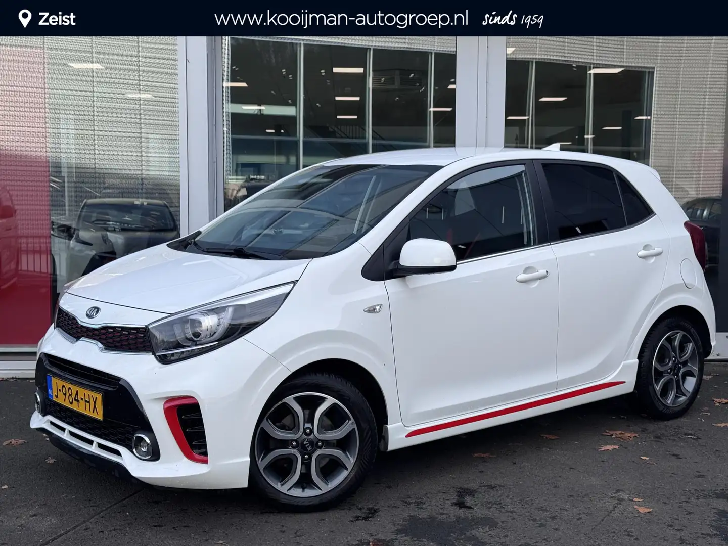 Kia Picanto 1.0 MPi GT-Line Edition Navigatie | Lederen interi Wit - 1