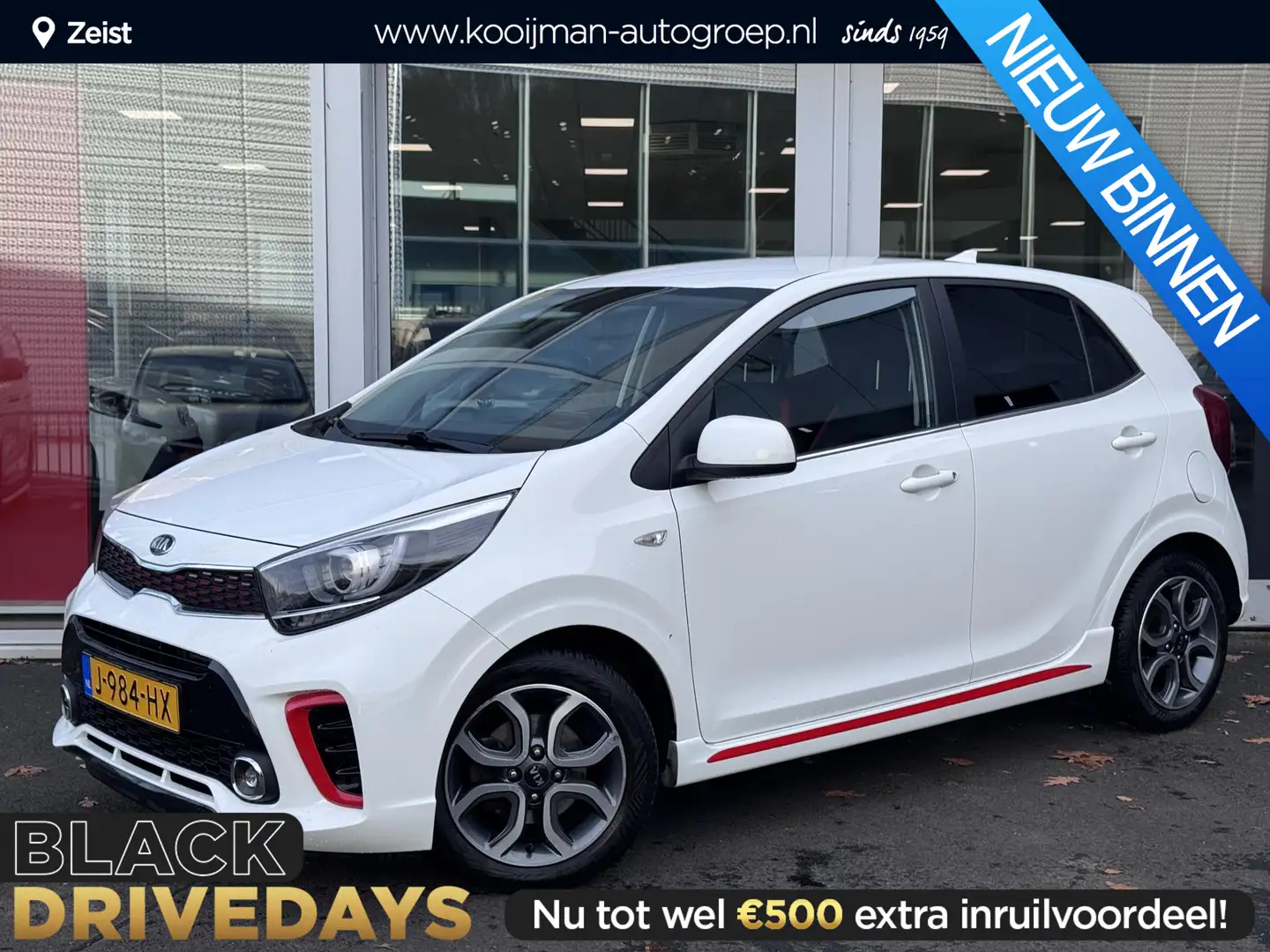 Kia Picanto 1.0 MPi GT-Line Edition Navigatie | Lederen interi Blanc - 1