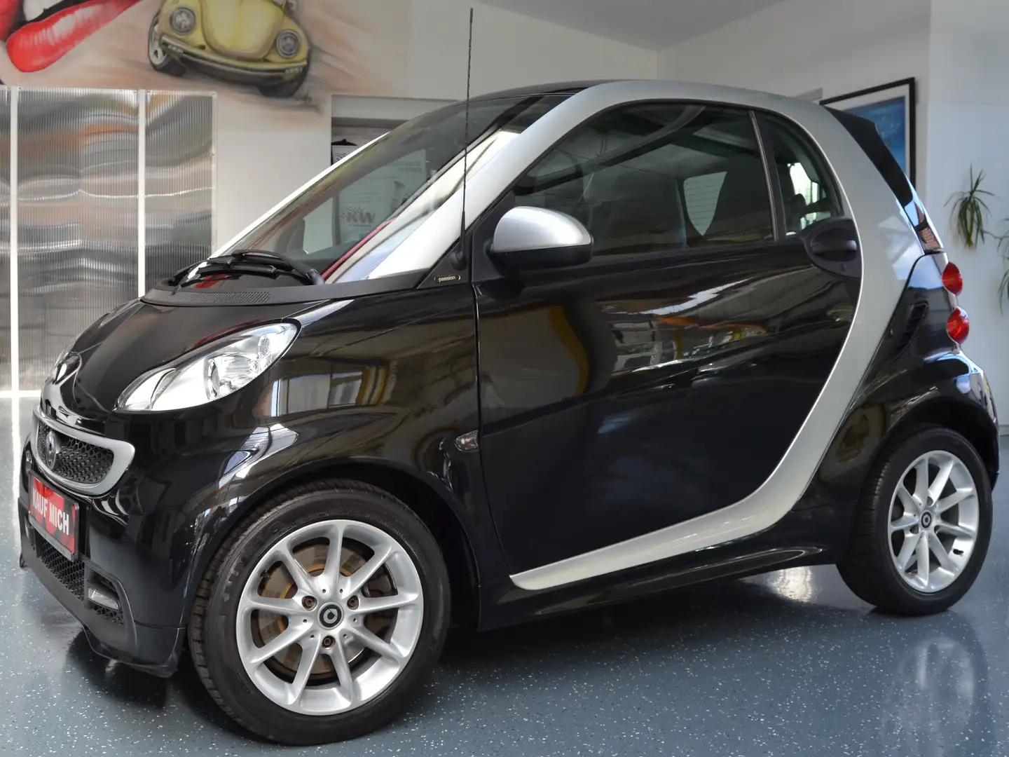 smart forTwo Passion Leder Navi Panorama Sitzheizung Negro - 1