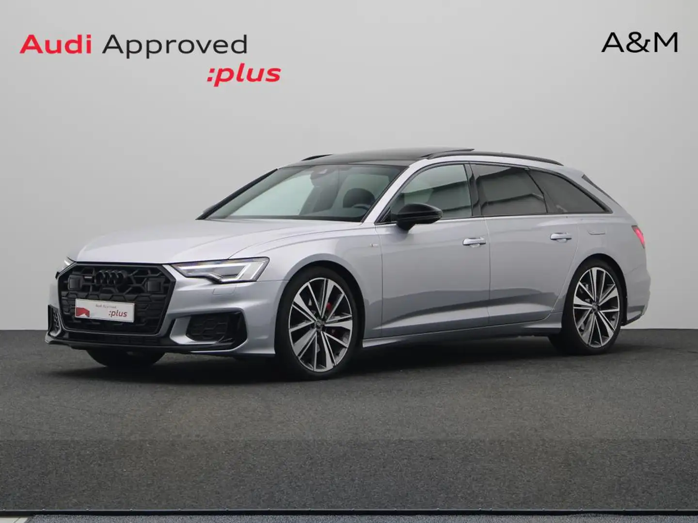 Audi A6 Avant S-LINE 55 TFSIe 367 PK QUATTRO S-TRONIC AUTOMAAT Argent - 1
