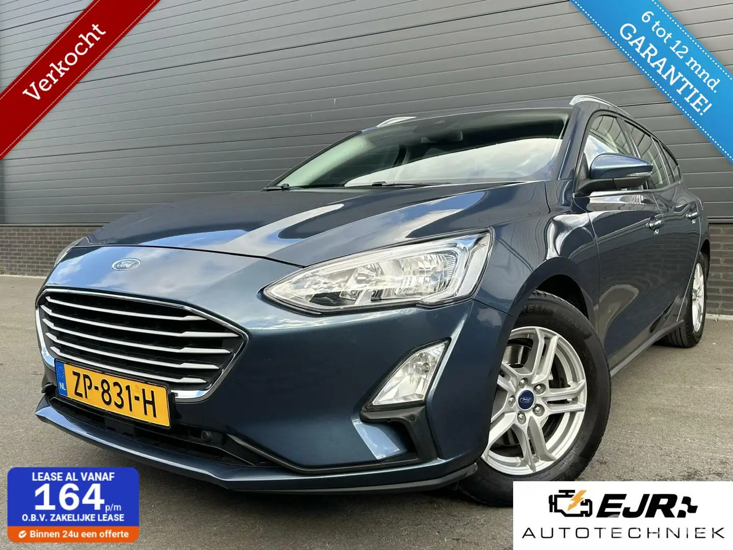Ford Focus Wagon 1.0 EcoBoost Edition CARPLAY*AIRCO*HAAK*PDC Blau - 1