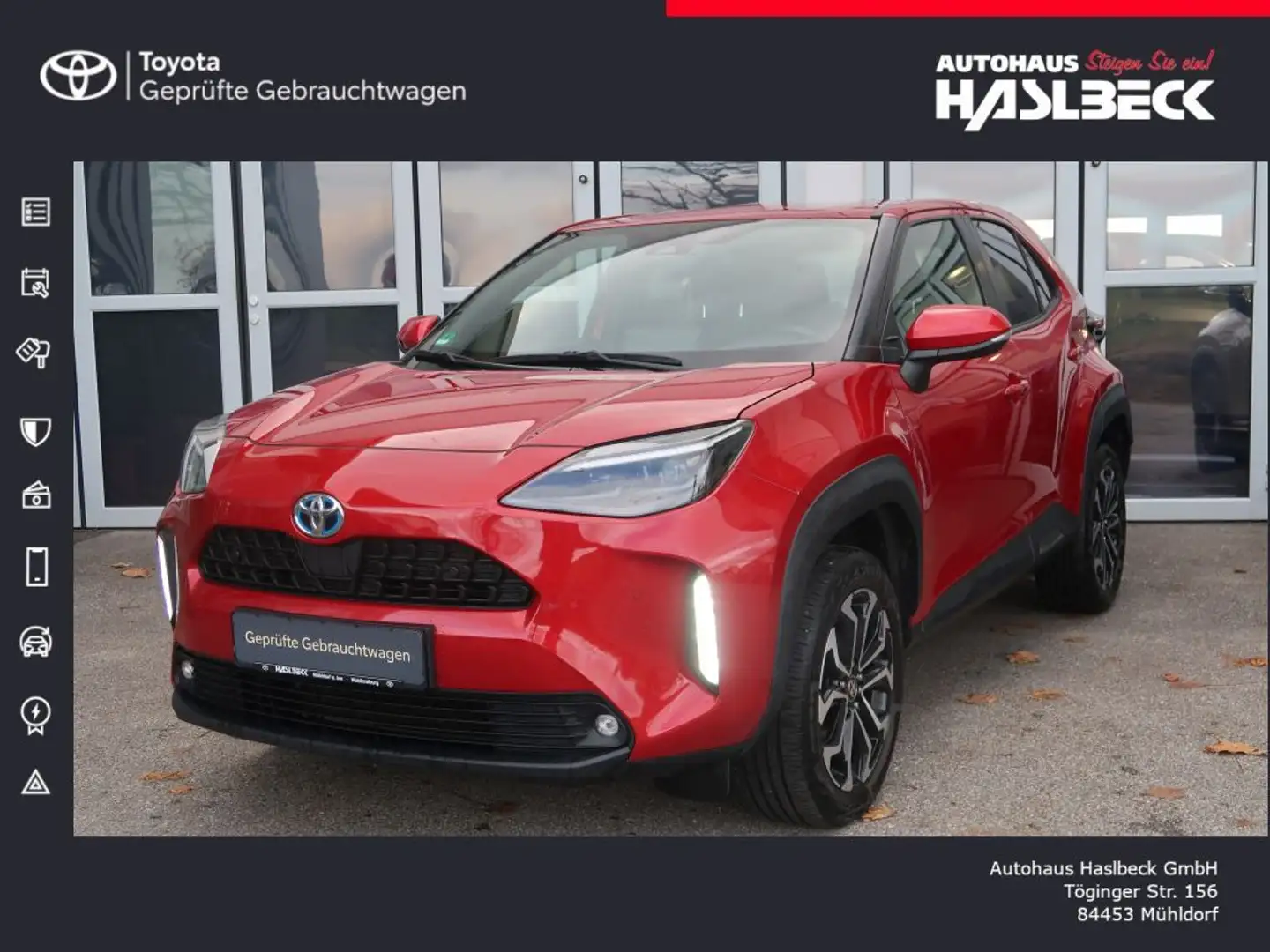Toyota Yaris Cross Hybrid 1.5 VVT-i Team Deutschland Rot - 1