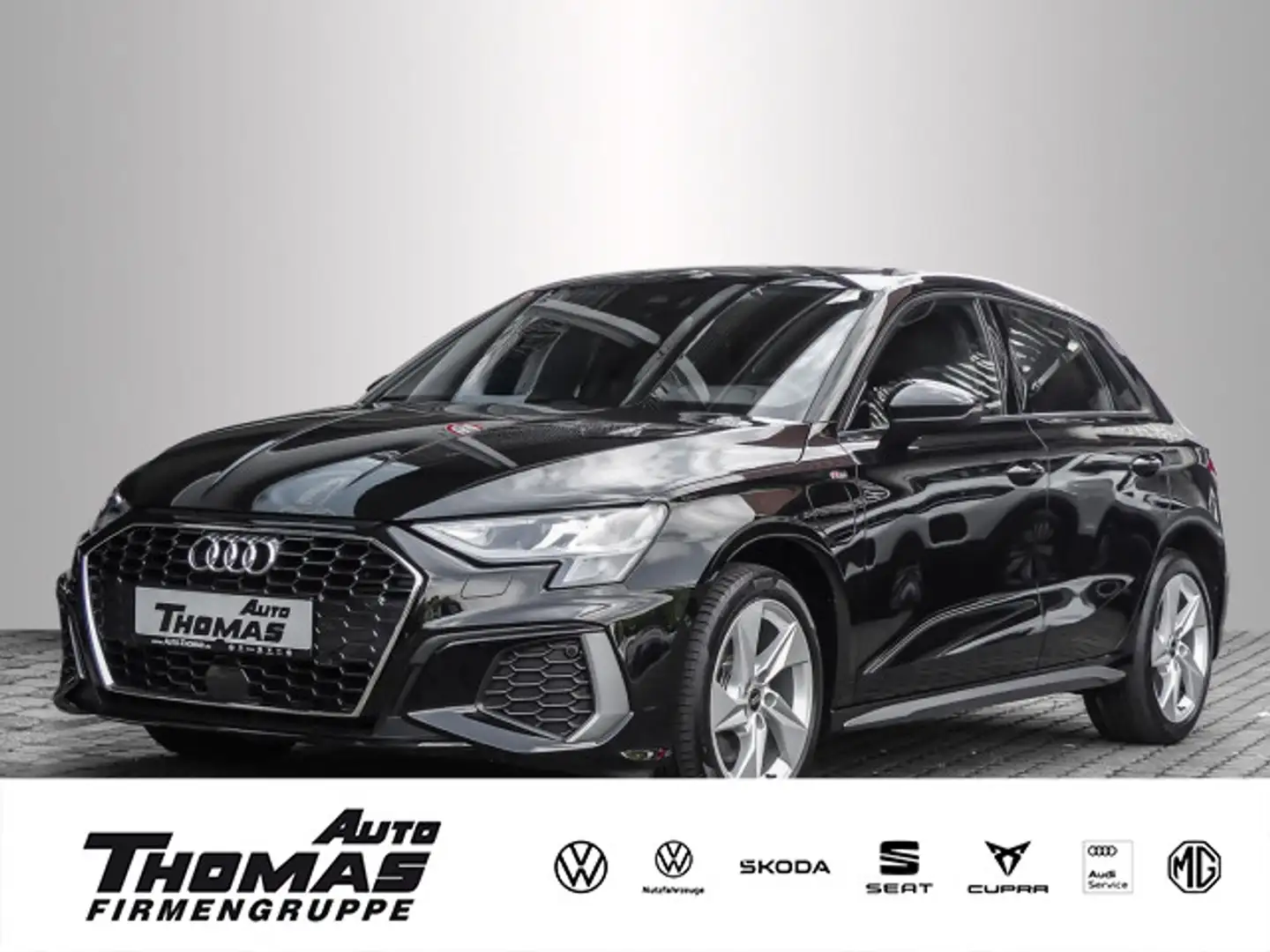 Audi A3 S line 40 TFSI e S tronic PDC+SHZ Noir - 1