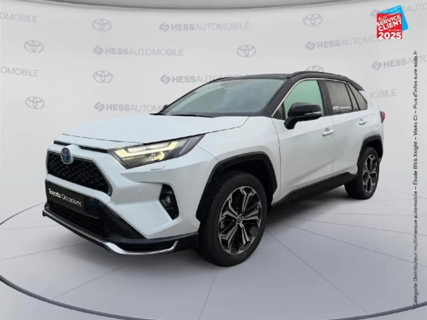 Toyota RAV 4 2.5 Hybride Rechargeable 306ch Collection AWD-i MY25 Blanc - 1