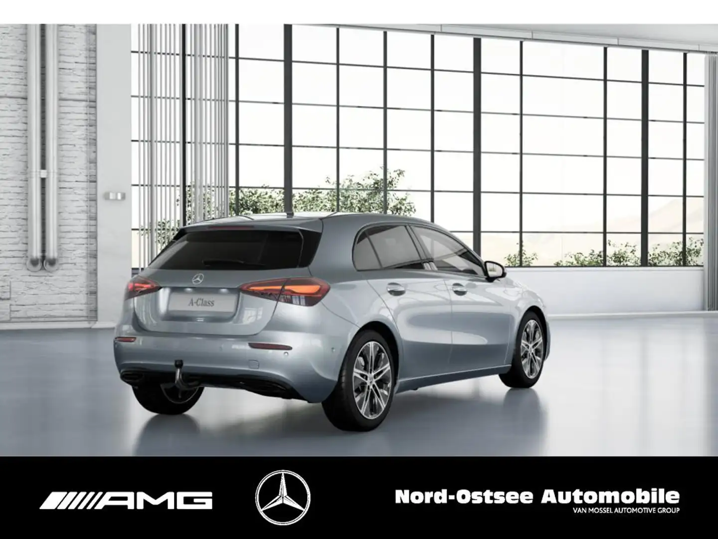 Mercedes-Benz A 200 PROGRESSIVE ADV.+ NIGHT AHK TOTW KEYLESS Silber - 2