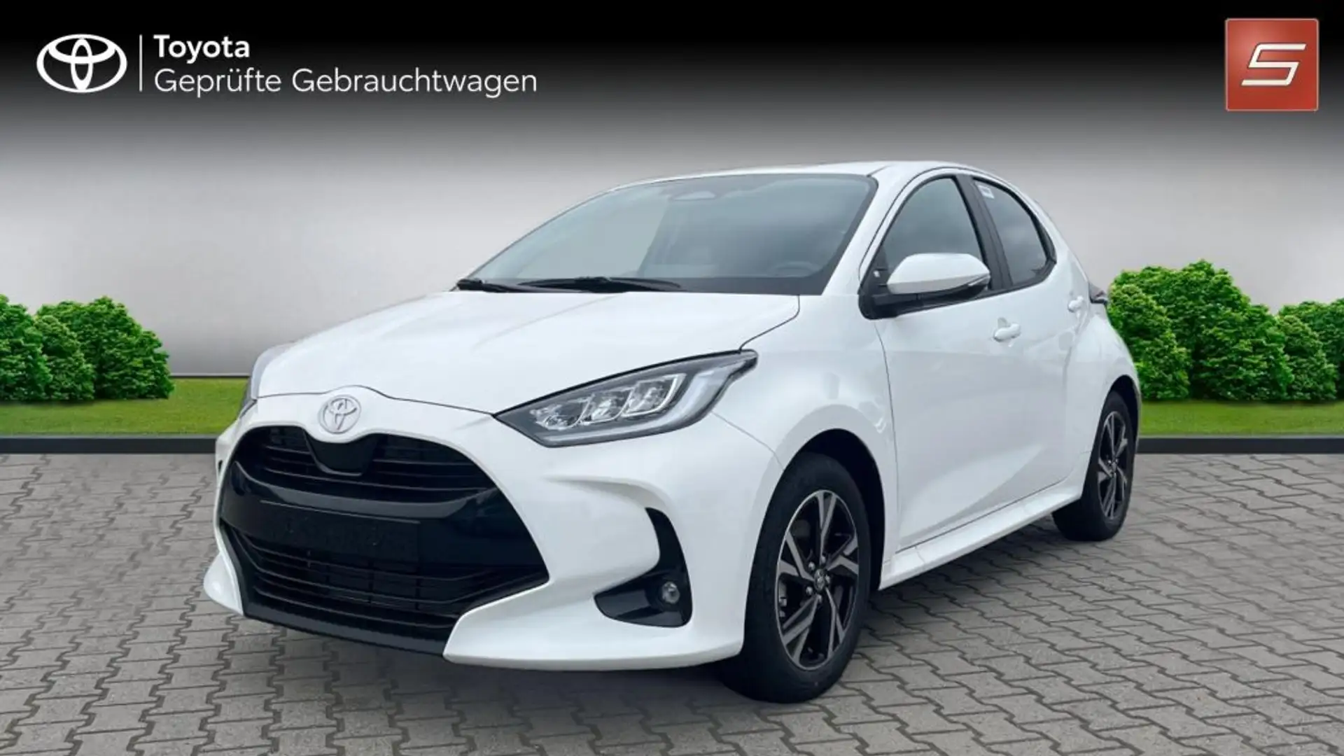 Toyota Yaris Hybrid 116 1.5 VVT-i Teamplayer (XPA1) Weiß - 1