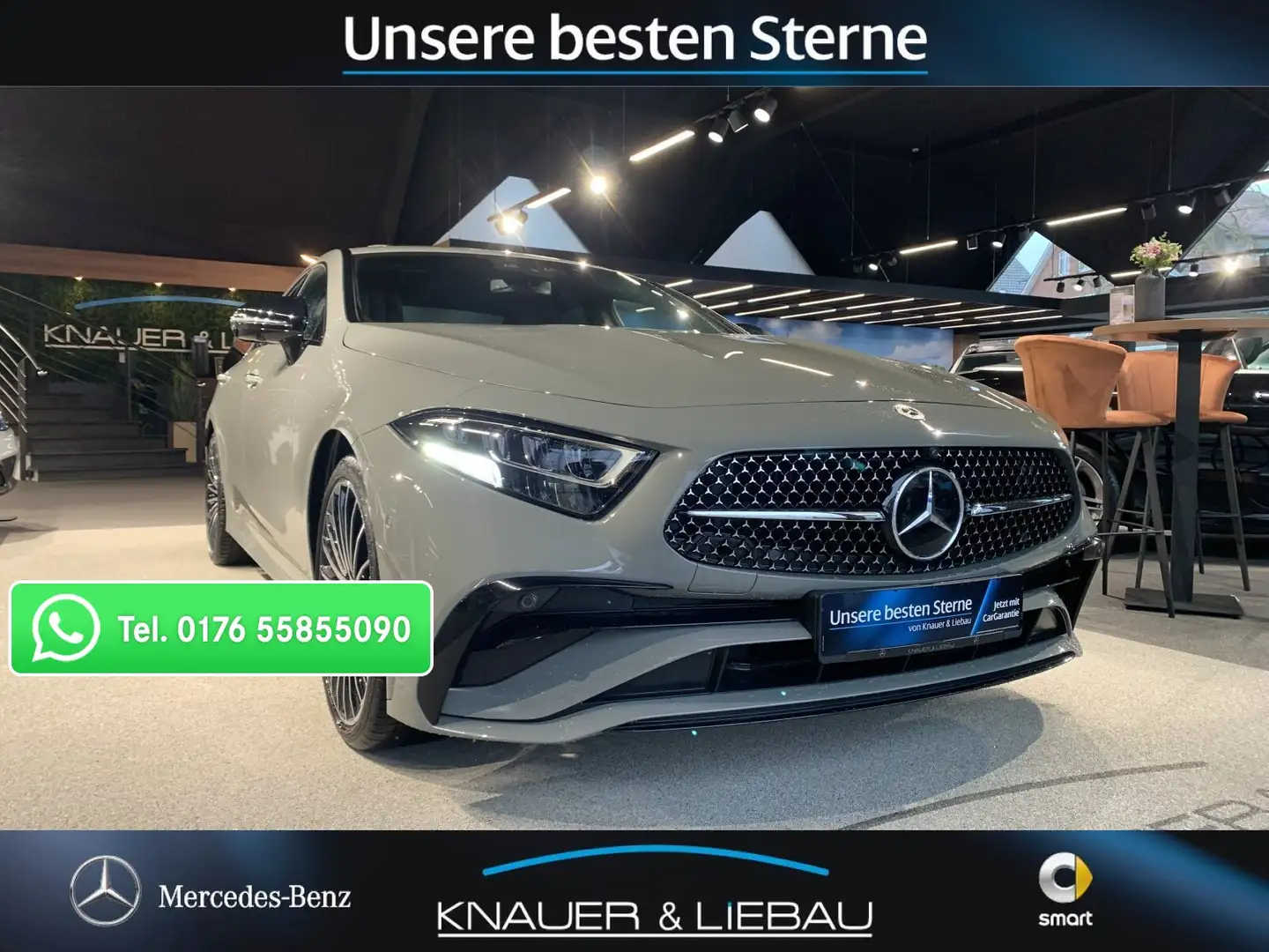 Mercedes-Benz CLS 400 CLS 400 d 4M*AMG*AIR BODY*360°* Glas-SD*Head-Up Szary - 1