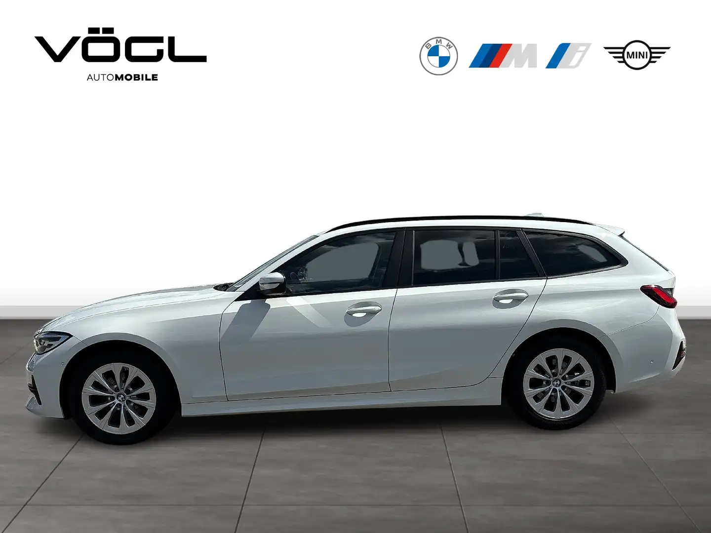 BMW 320 d Touring LED RFK Panoramadach Weiß - 2