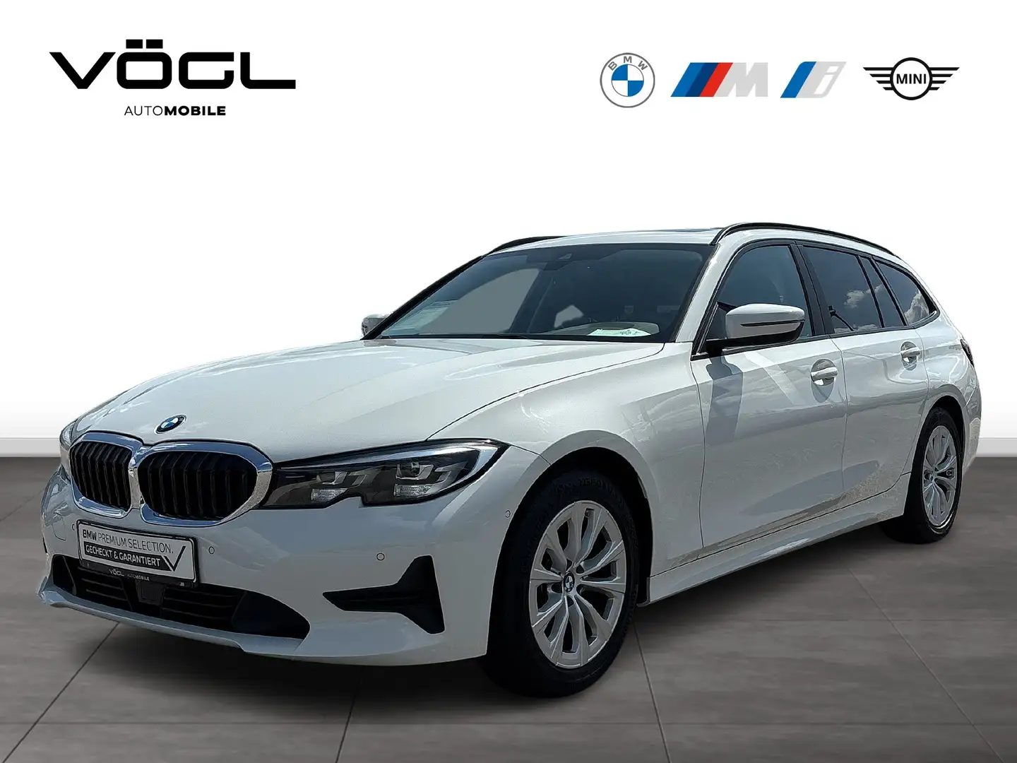 BMW 320 d Touring LED RFK Panoramadach Weiß - 1