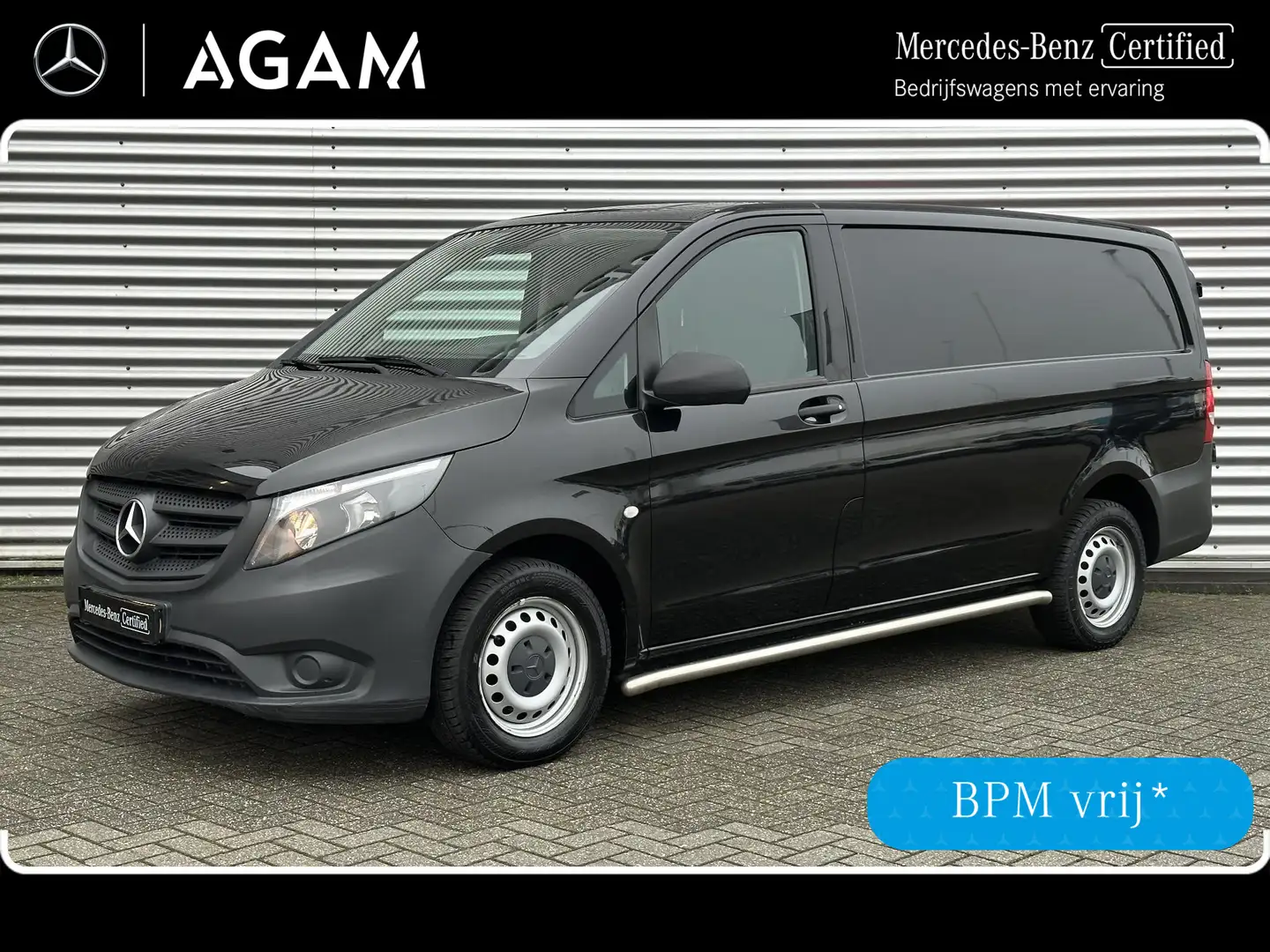 Mercedes-Benz Vito 114 CDI Automaat Airco Navigatie  Apple Carplay- Zwart - 1