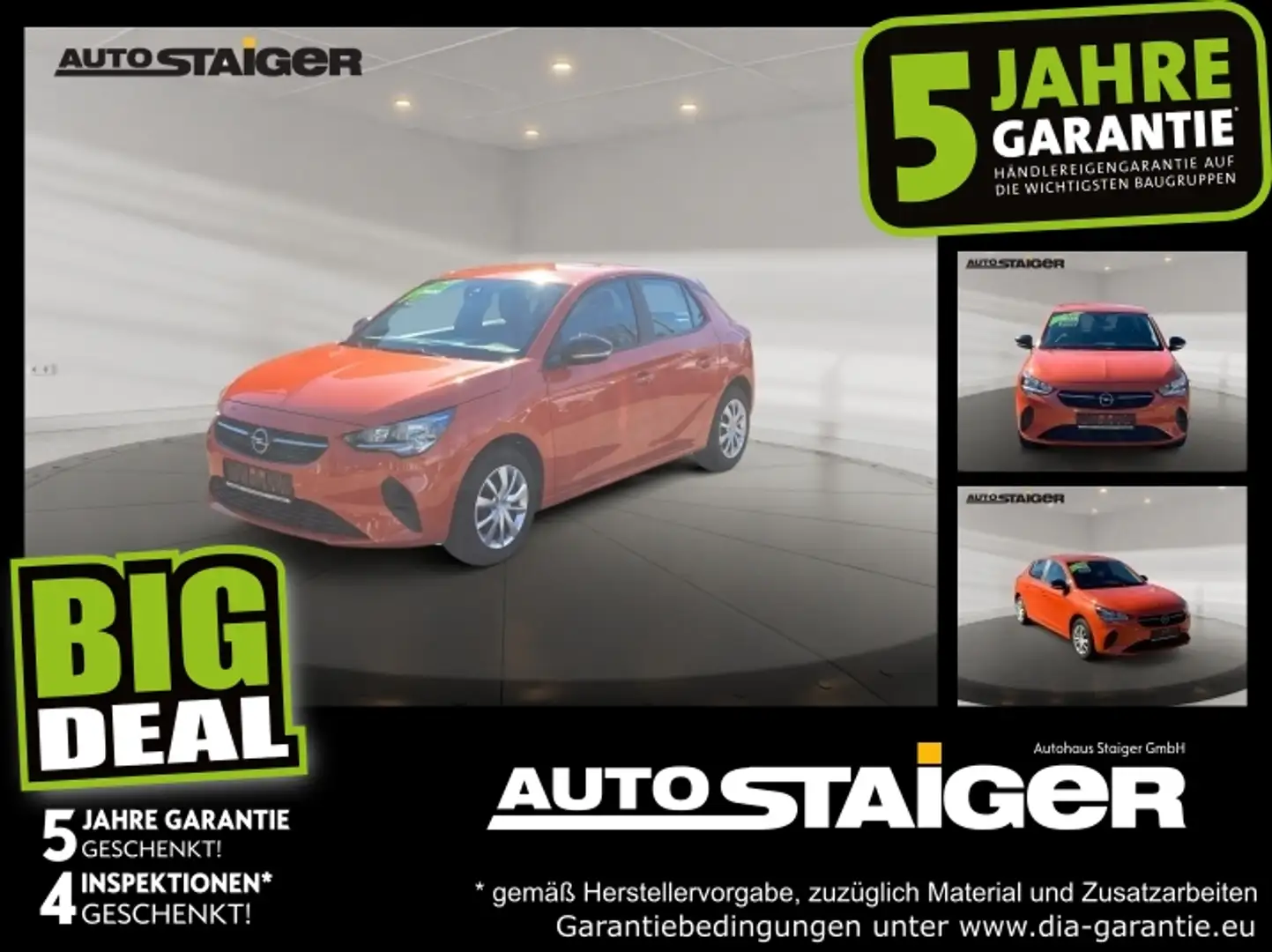 Opel Corsa F 1.2 Edition Klima  Tempomat Orange - 1