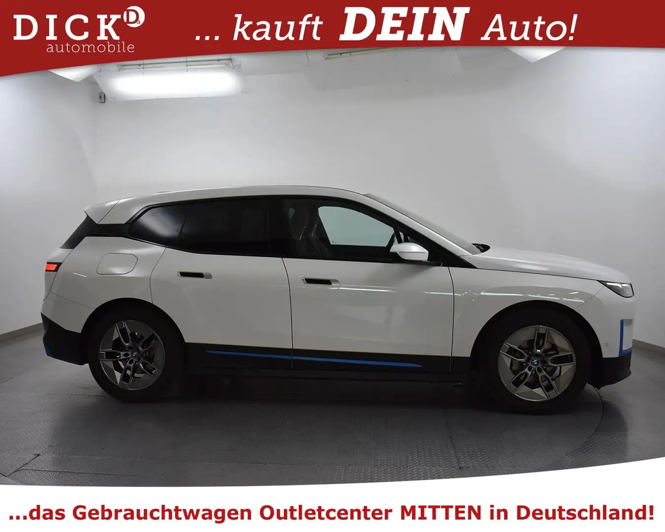 BMW iX 40 xDr SHADOW+PROF+SHZ+LED+HEAD+H&K+ACC+360+M Weiß - 2