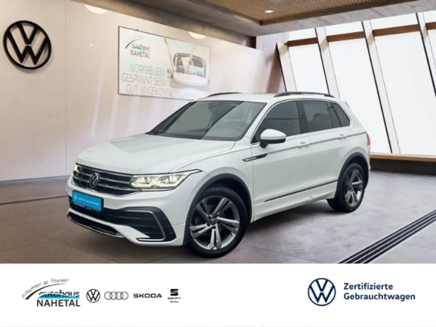 Volkswagen Tiguan 1.5 TSI DSG R-Line MATRIX-LED NAVI LM19'' ACC APP Blanc - 1