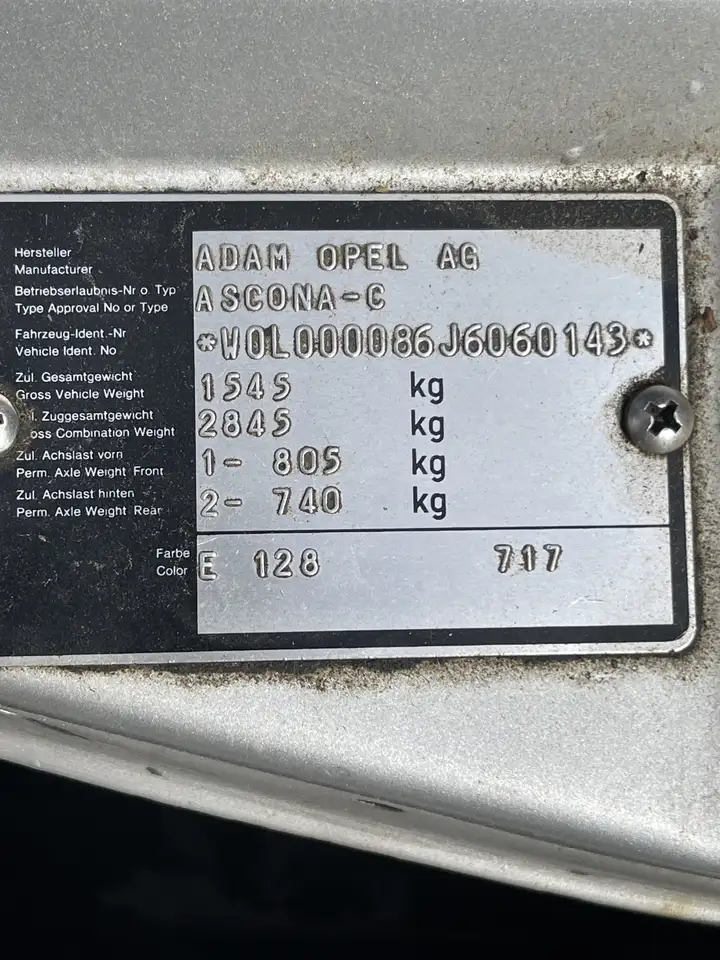 Opel Ascona GL 2,0 i, foto 11