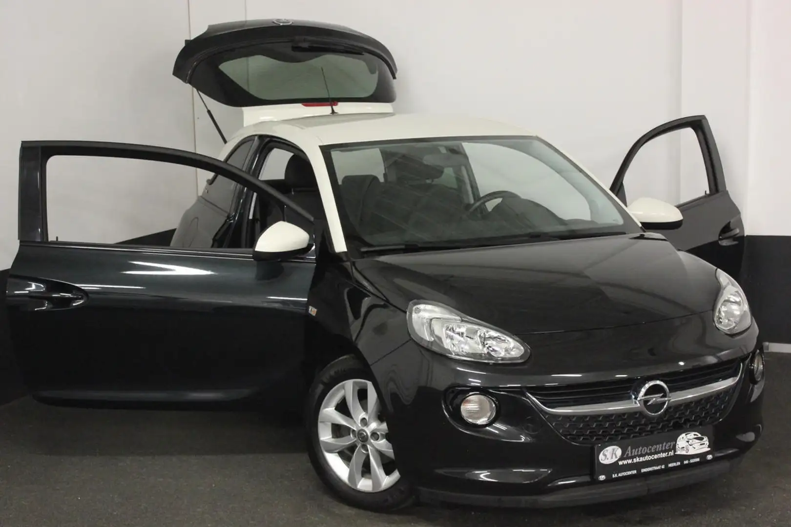 Opel Adam 1.4 UNLIMITED BLACK&WHITE 1E EIGENAAR MOOI. Noir - 2