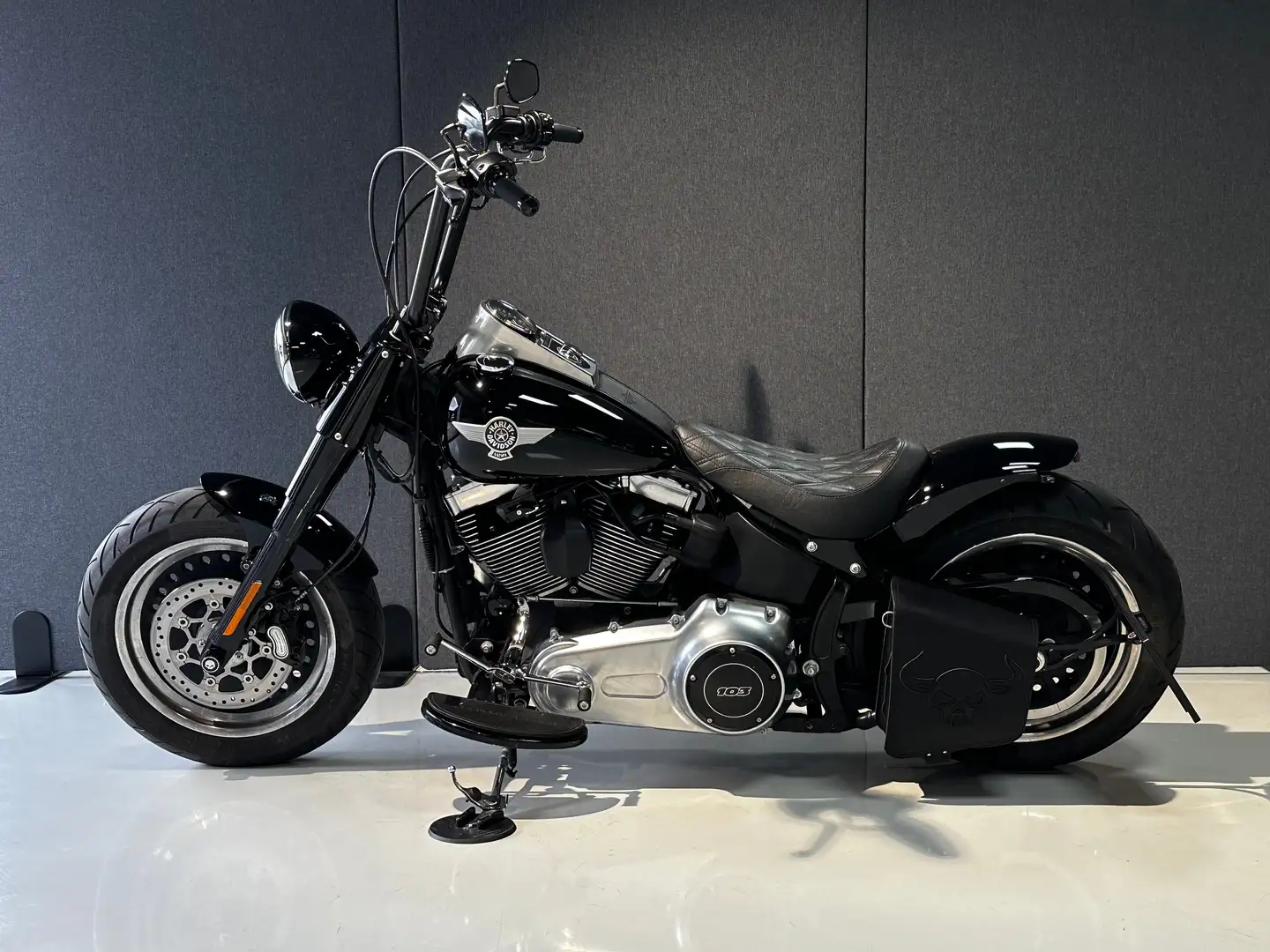 Harley-Davidson Fat Boy 103 Custom l Ape Hanger l Fekete - 2