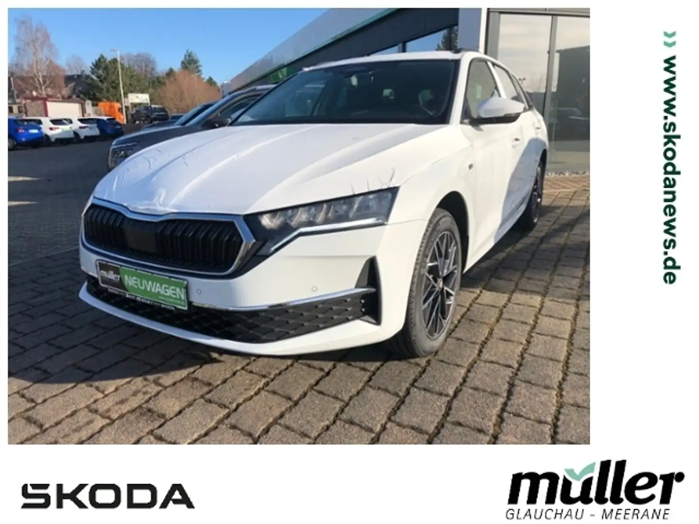 Skoda Octavia Combi Tour AHZV SmartLink DAB Navi Weiß - 1