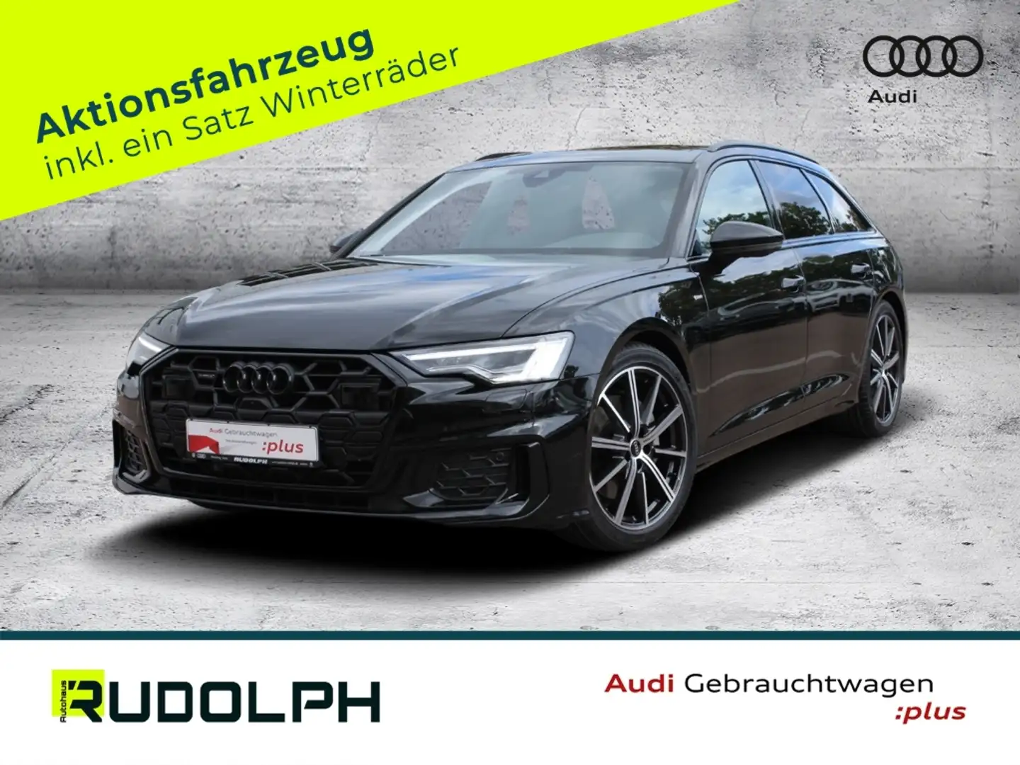 Audi A6 Avant S line 50 TDI qu. MATRIX ACC PANO AHK  360 Schwarz - 1