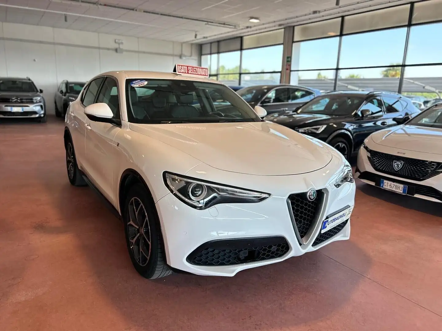 Alfa Romeo Stelvio Ti 2.2 Turbodiesel AT8 Q4 SPOTICAR Bianco - 2