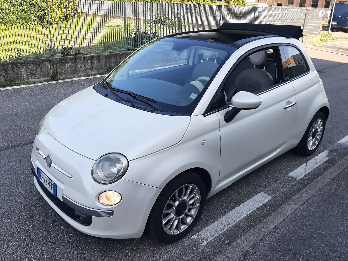 Fiat 500C III 1.3 mjt 16v Lounge 95cv Blanco - 1
