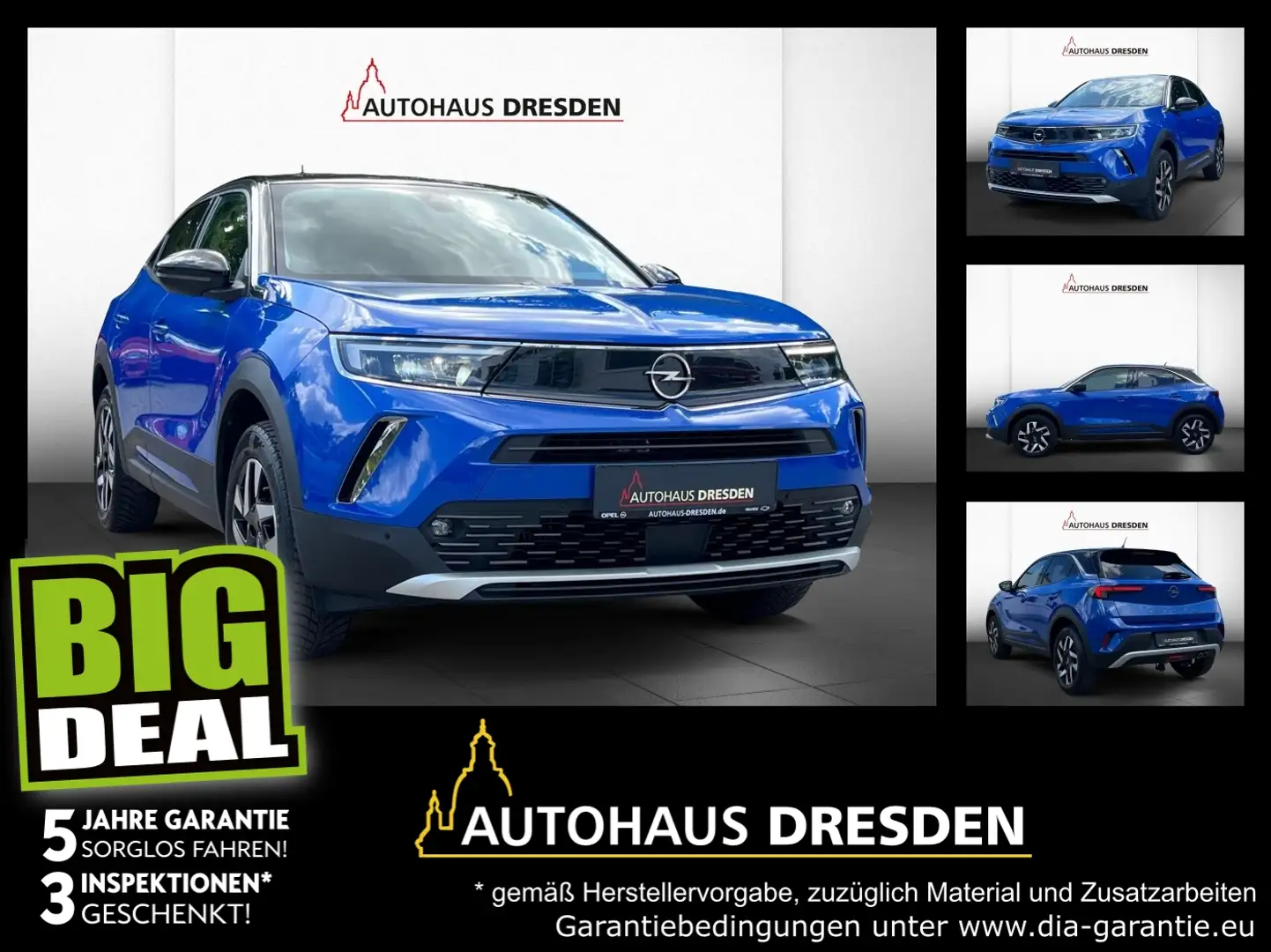 Opel Mokka 1.2 Turbo Elegance FLA SpurW LM KAM LED Blau - 1