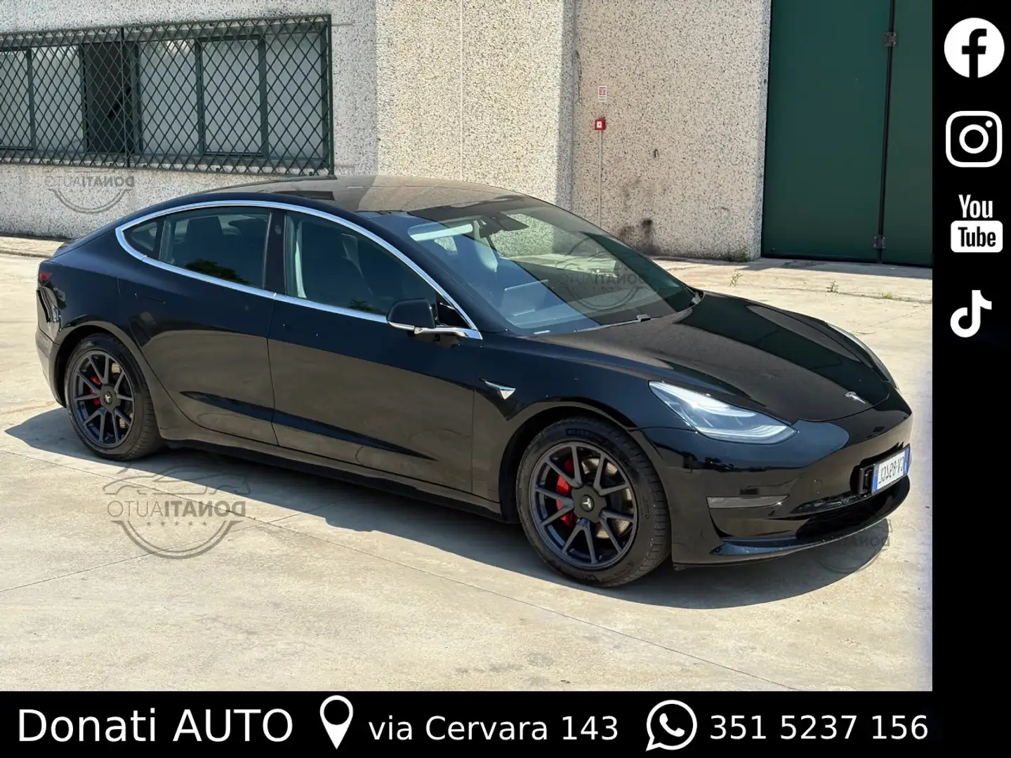 Tesla Model 3 Dual Motor Long Range AutoPilot Massimo Potenziale Nero - 1