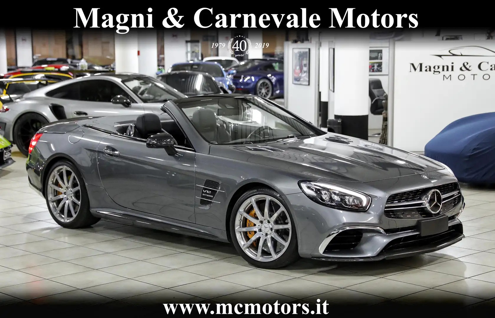 Mercedes-Benz SL 65 AMG PANORAMA ROOF|CARBO|FULL CARBON PACK|1 OWNER Szary - 1