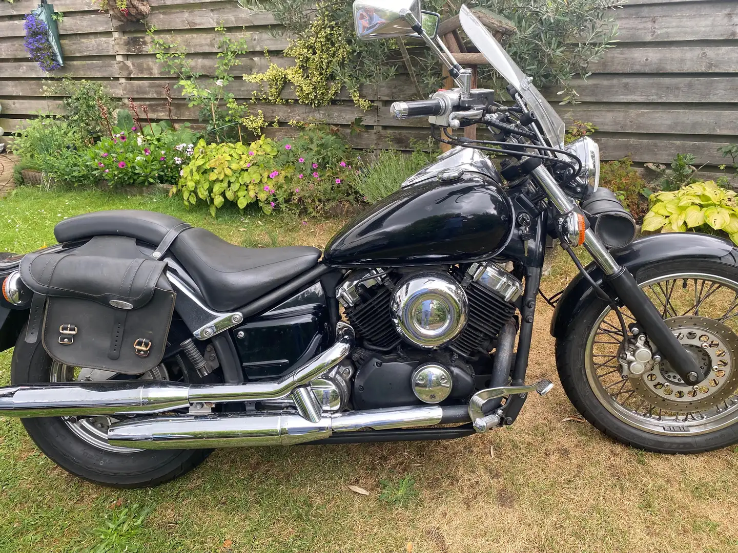 Yamaha XVS 650 Zwart - 1