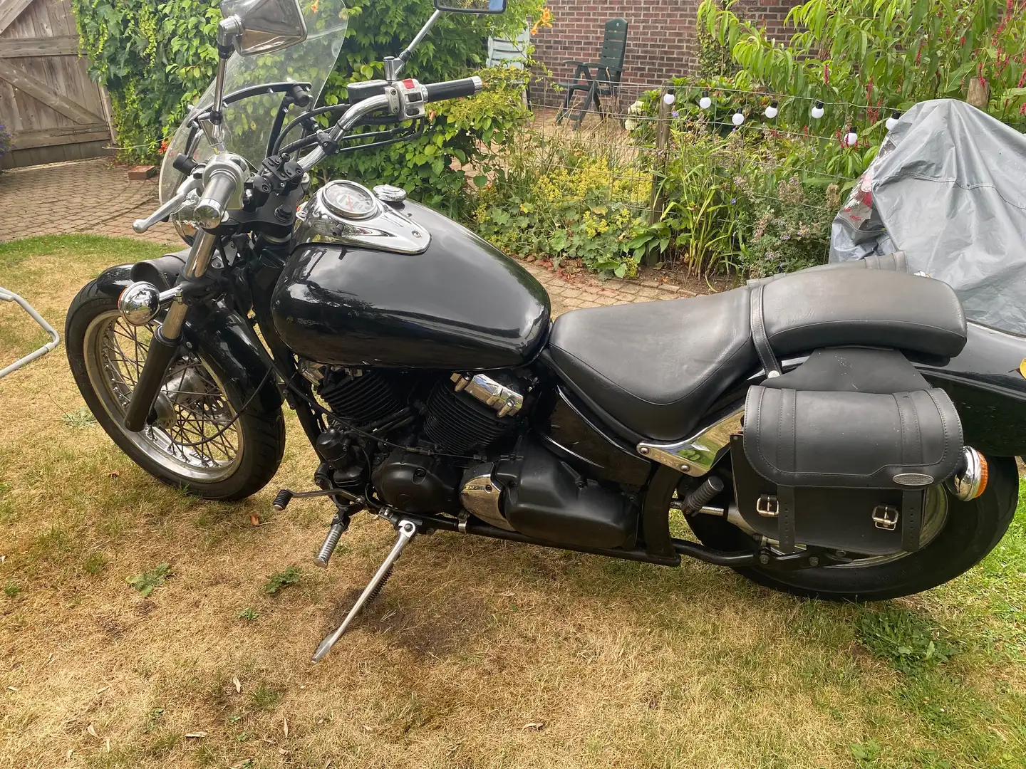 Yamaha XVS 650 Zwart - 2