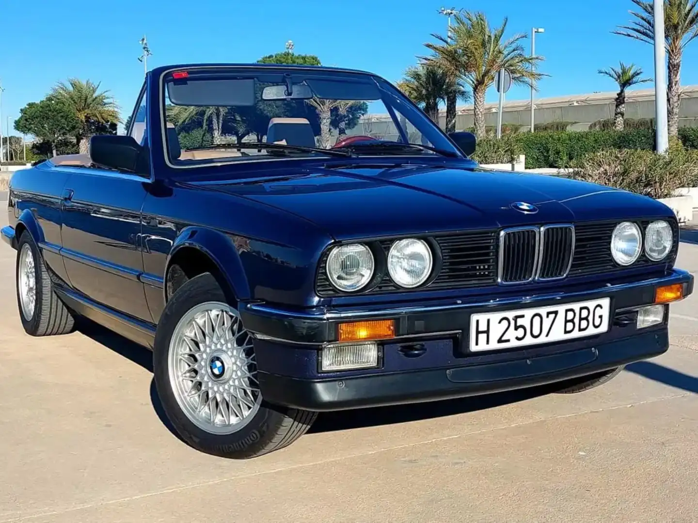 BMW 320 E30 Cabriolet plava - 1