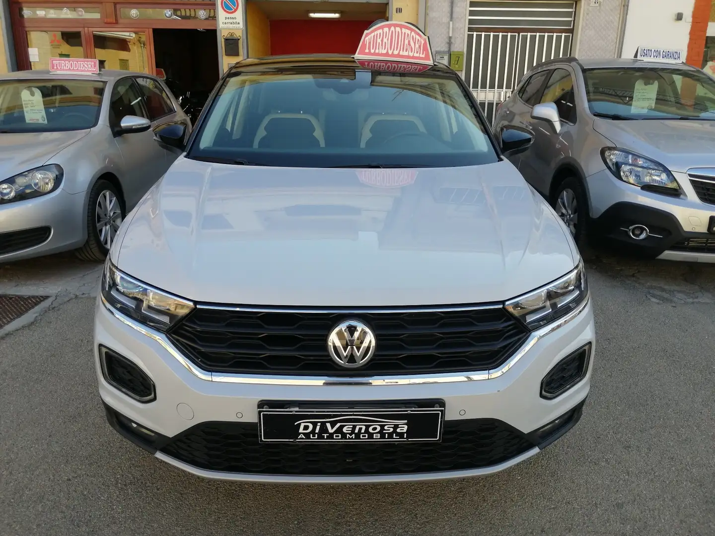 Volkswagen T-Roc 1.6 tdi 116 CV FULL LED *UFFICIALE ITALIANA* Grigio - 2