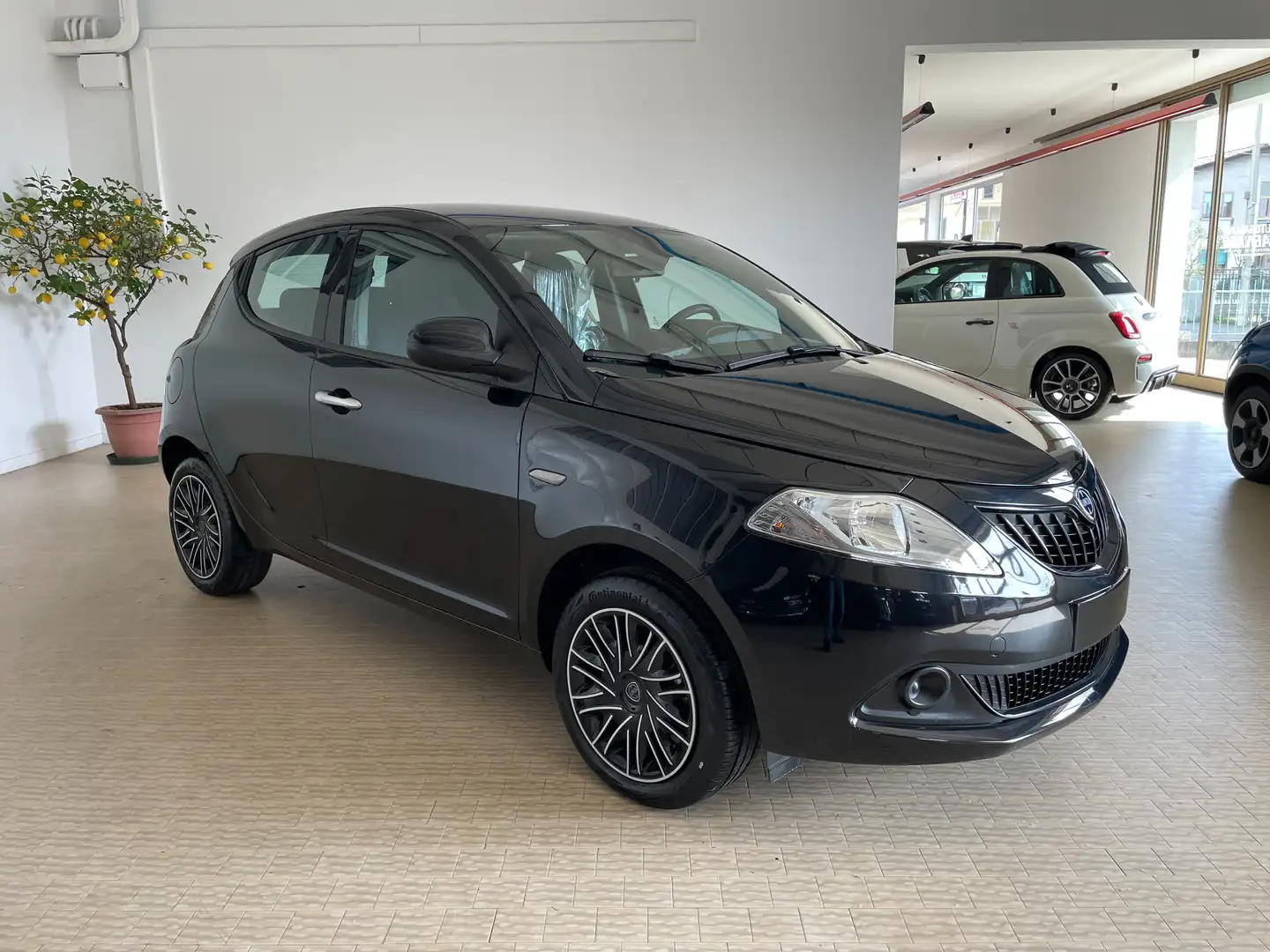 Lancia Ypsilon 1.0 firefly hybrid ORO KM0+Clima autom.+5posti KM0 Nero - 1