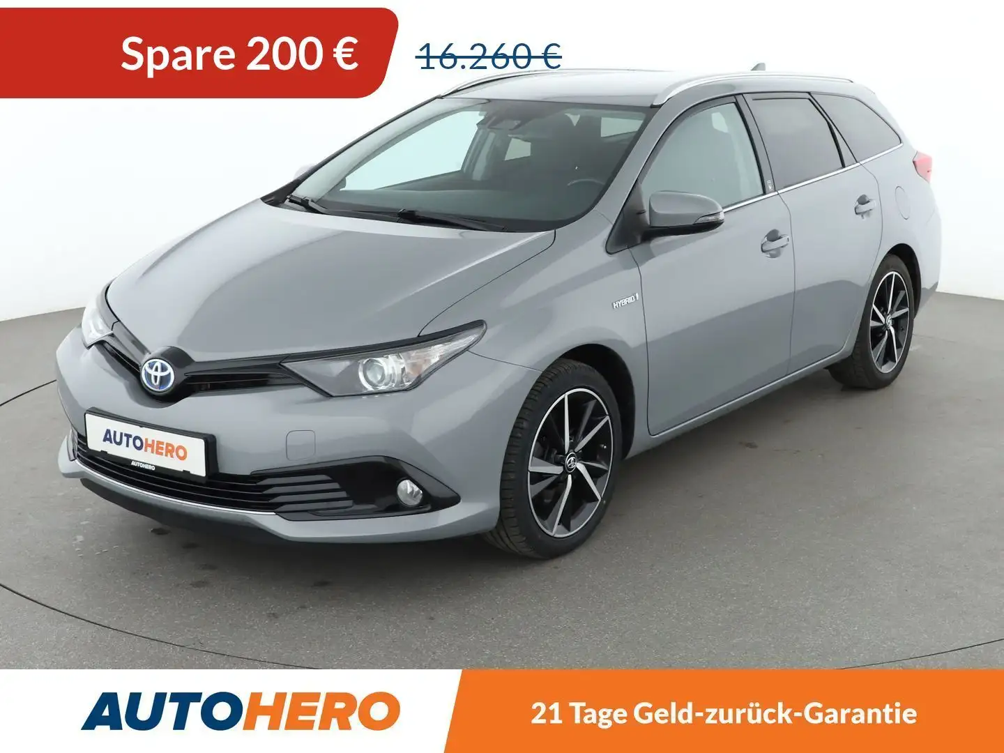 Toyota Auris 1.8 Hybrid Team D Aut*NAVI*TEMPO*CAM*SHZ* Grau - 1