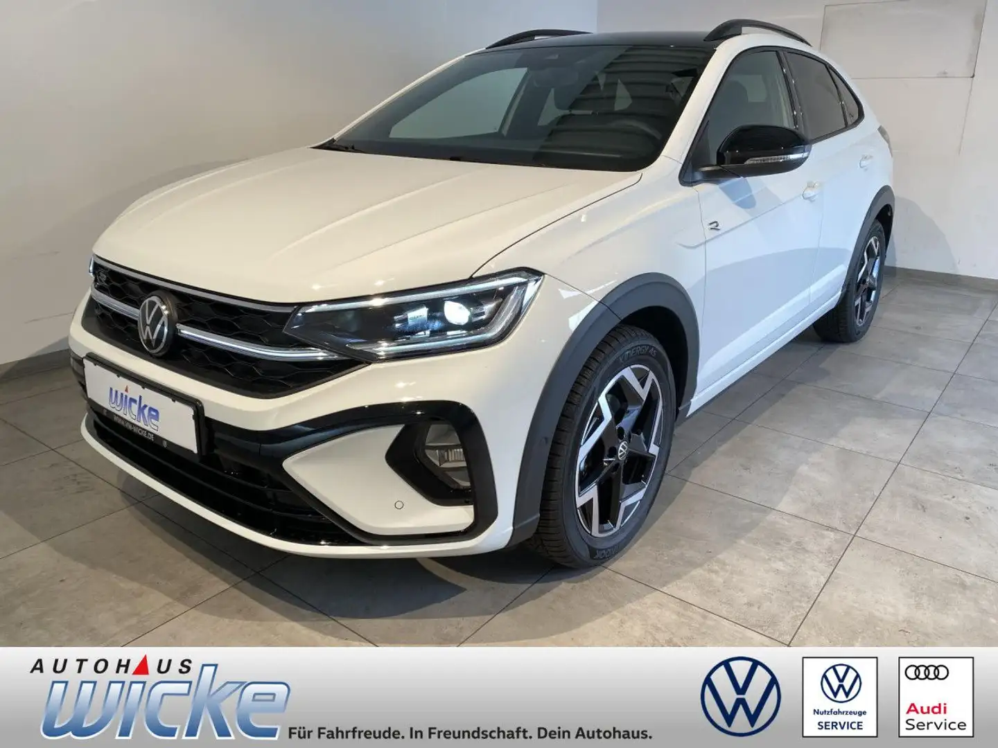 Volkswagen Taigo 1.0 TSI DSG R-Line NAVI KLIMA AHK REAR VIEW Bianco - 1